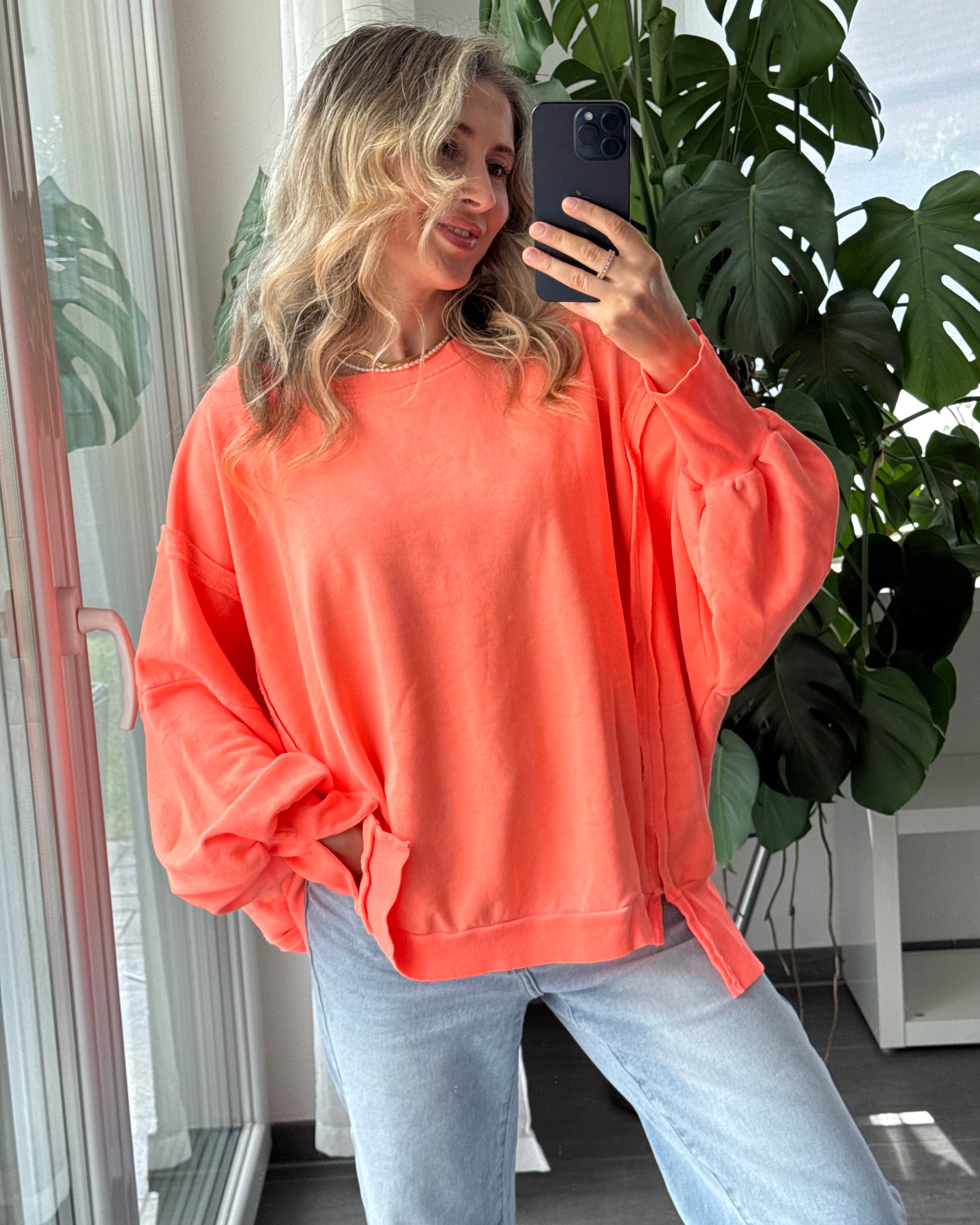Oversize Sweater Weekend Neon Orange