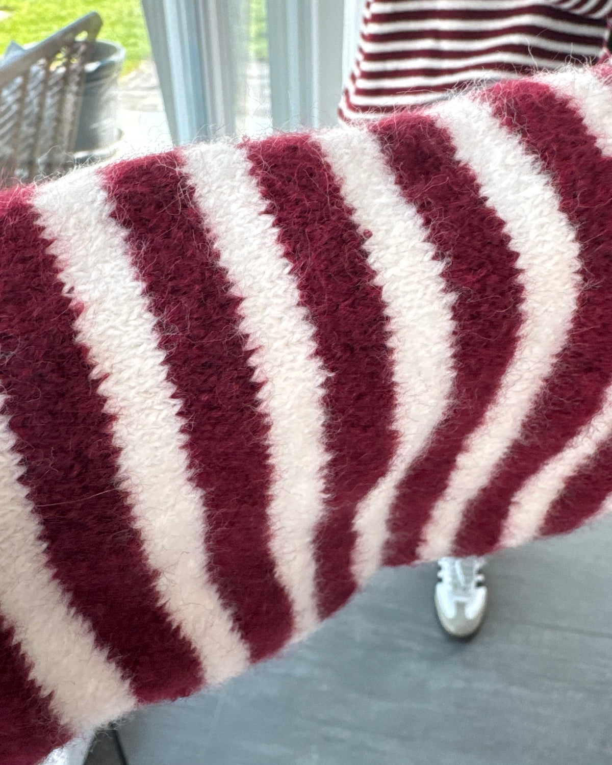 Strickpullover Burgundy Love