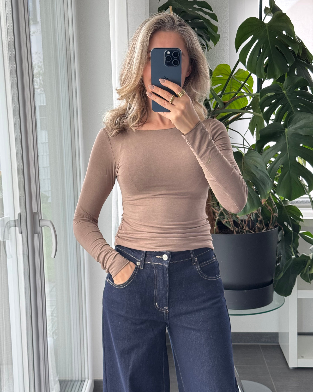 Supersoft & Stretchy Basictop mocha