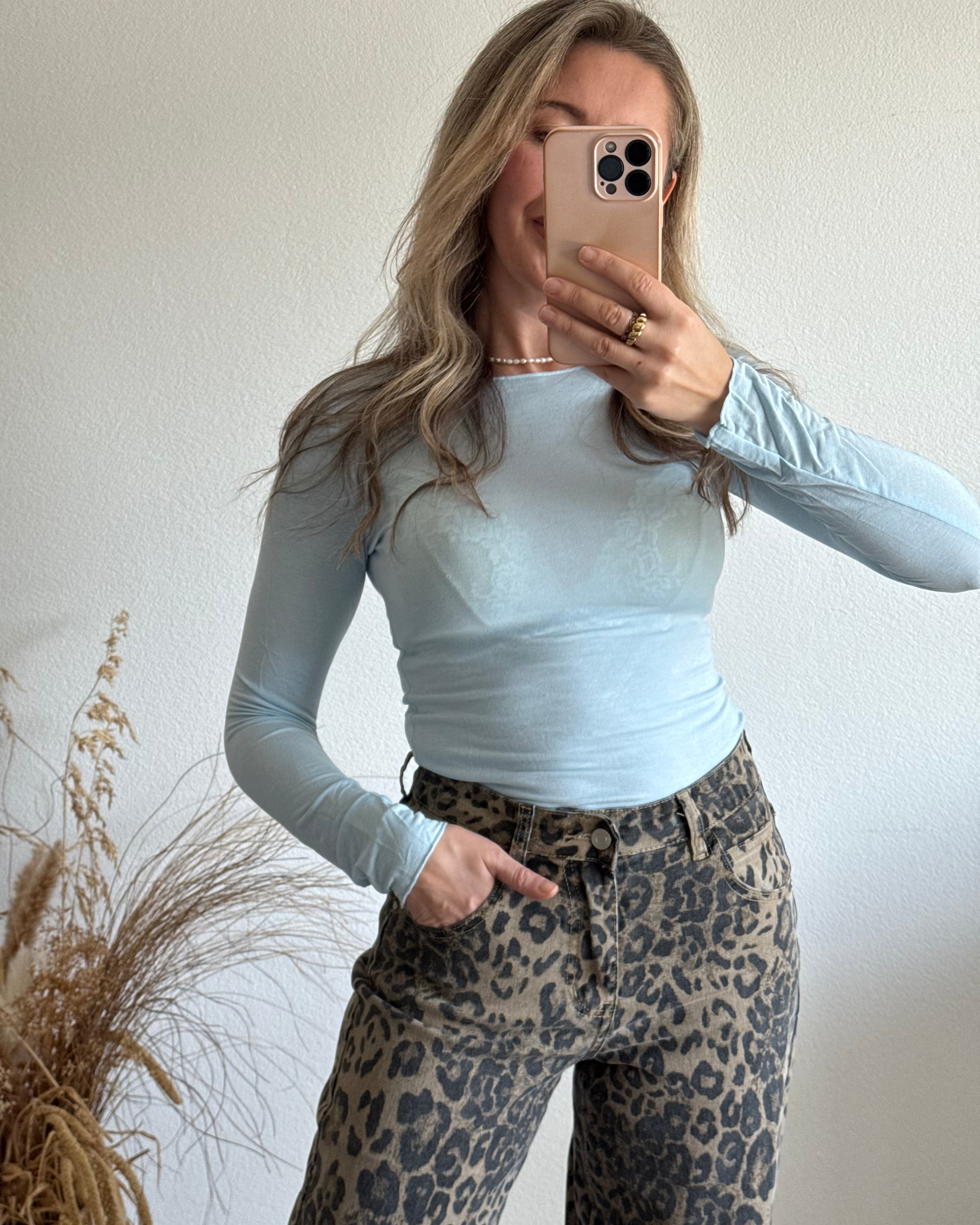 Supersoft & Stretchy Basictop BLAU