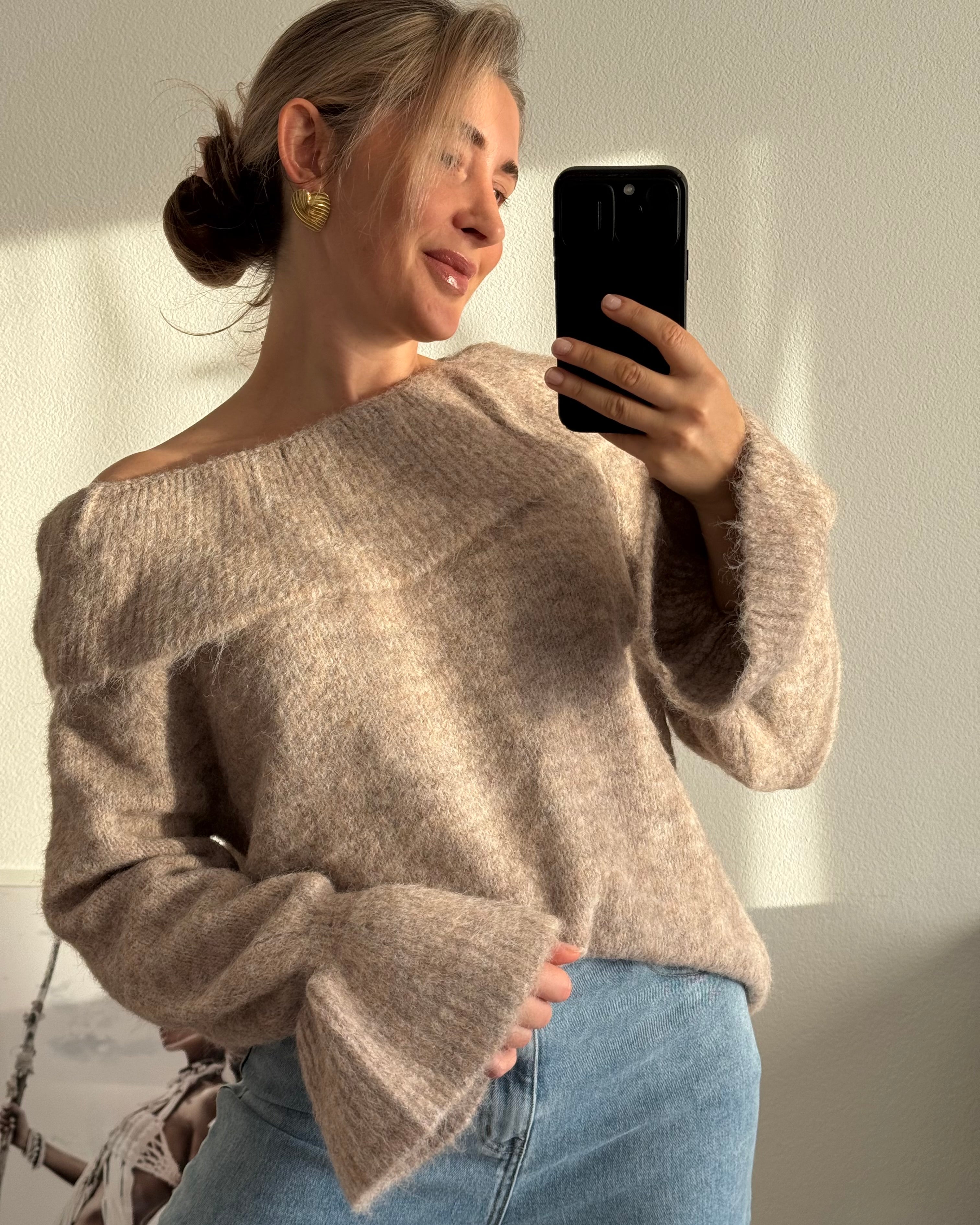 Pullover Softly Touch Mokka