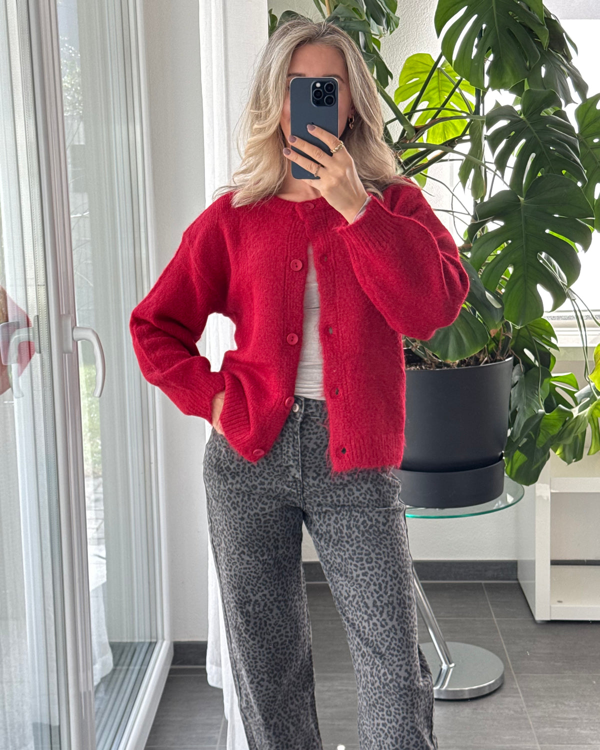 supersoft Cardigan Bordeaux