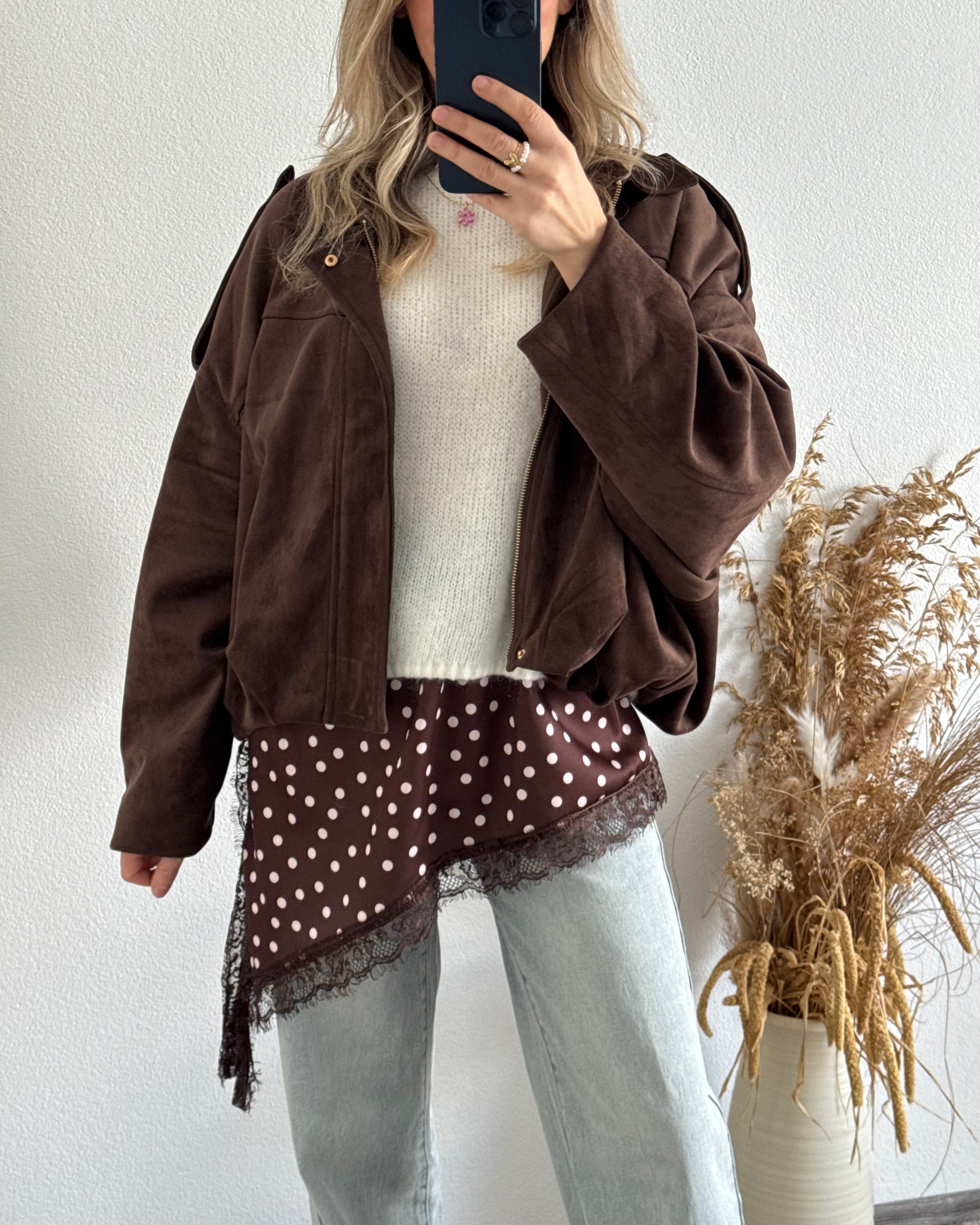 Spitzenlayer Rock polka dots