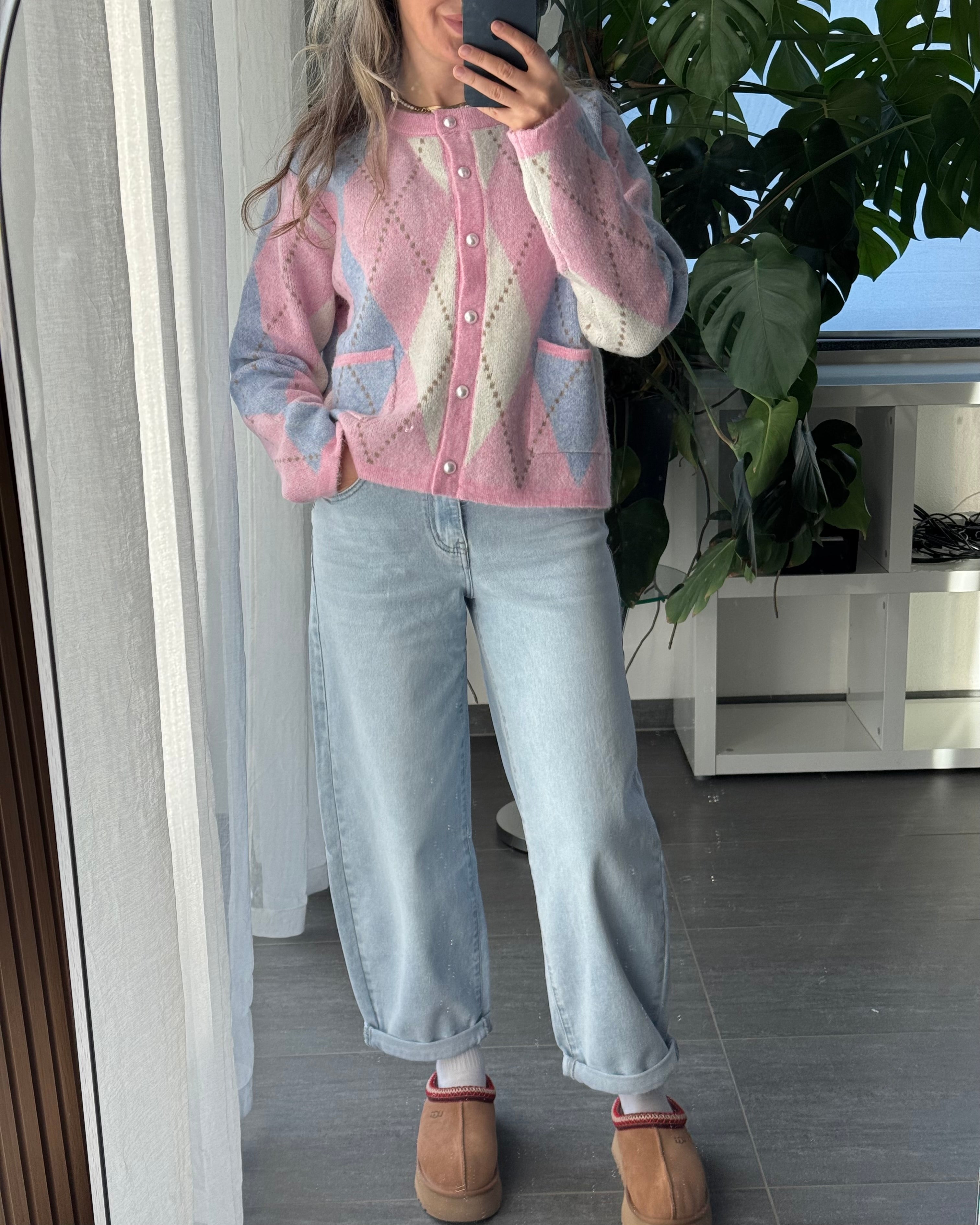 Stretch Balloon Jeans Hellblau