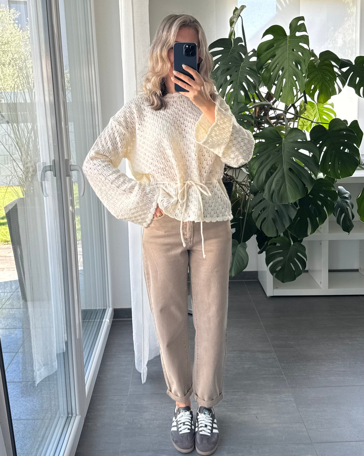 Strickpullover Elodie Creme