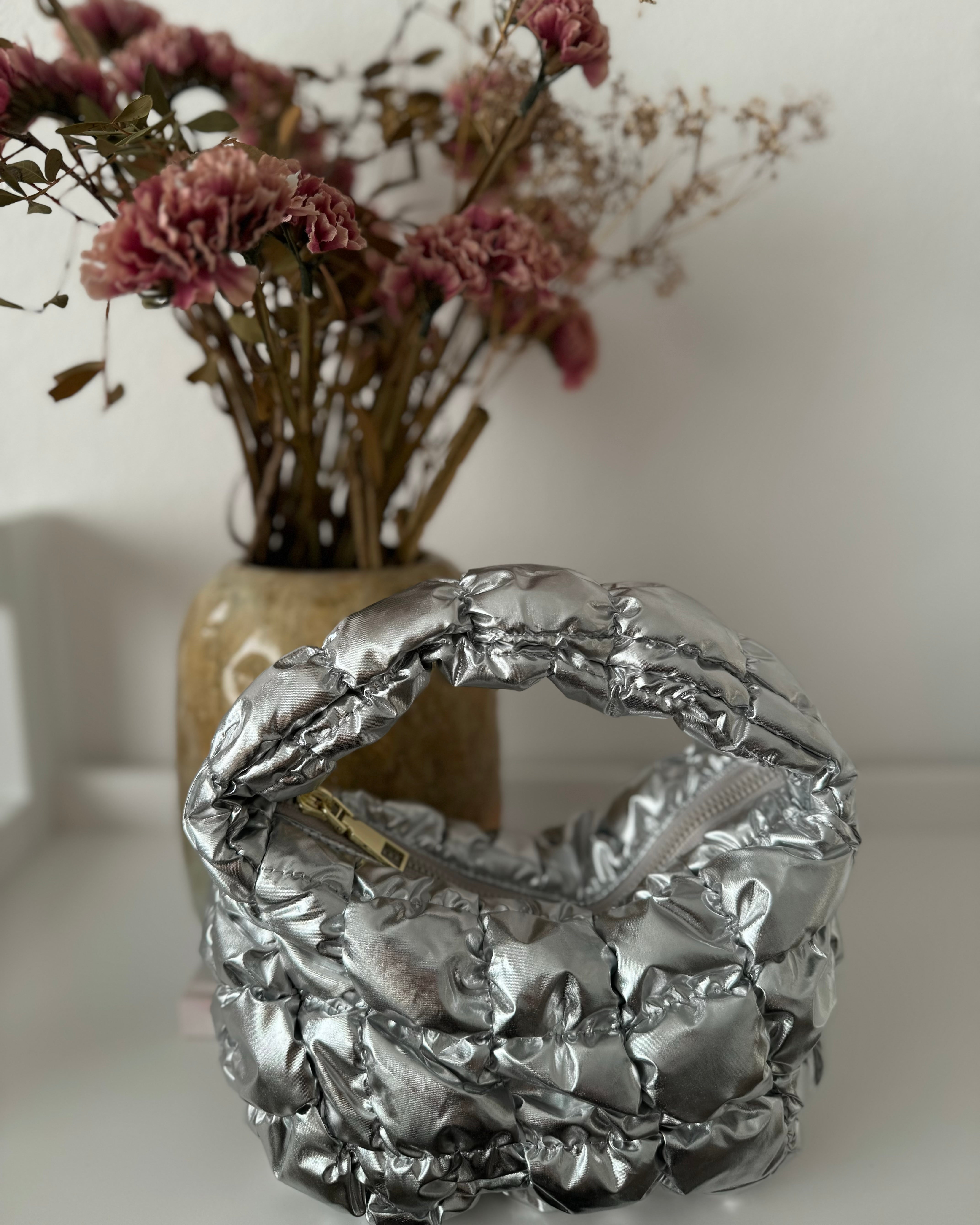 MICRO PILLOW BAG SILVER