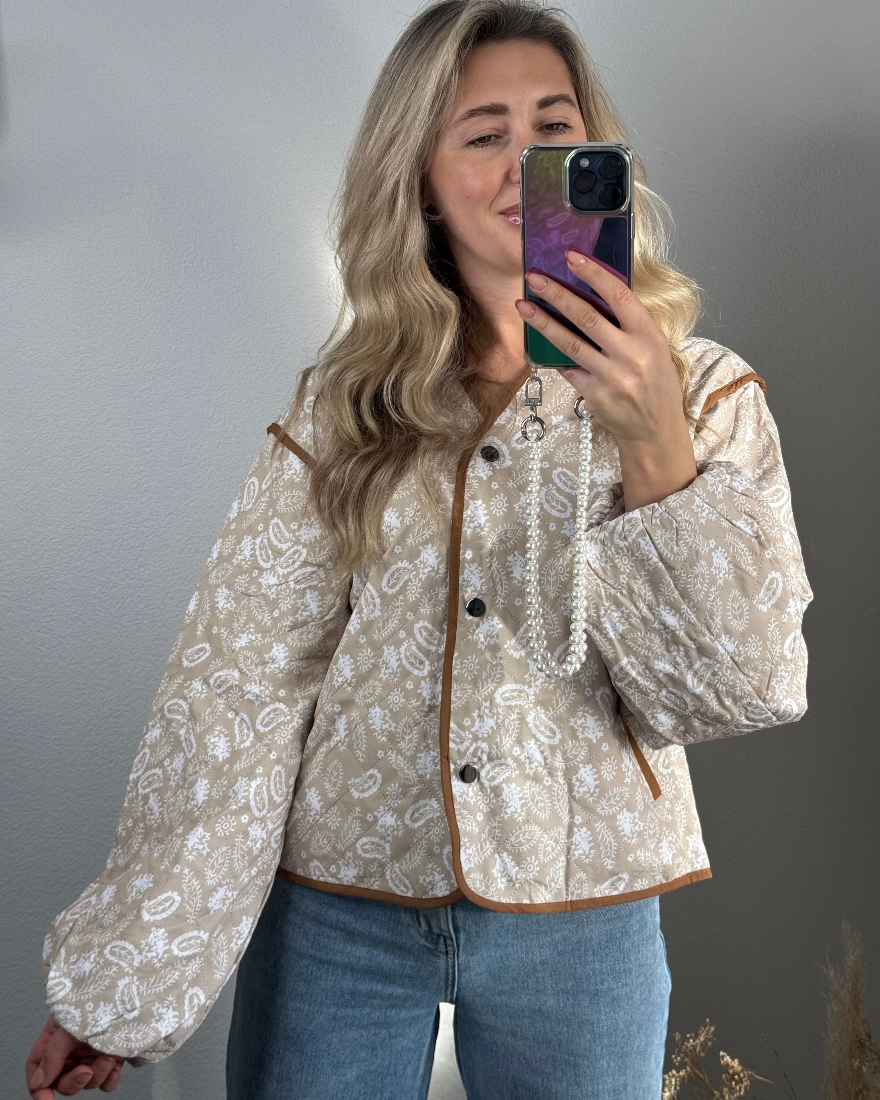 Leichte Jacke SPRING beige