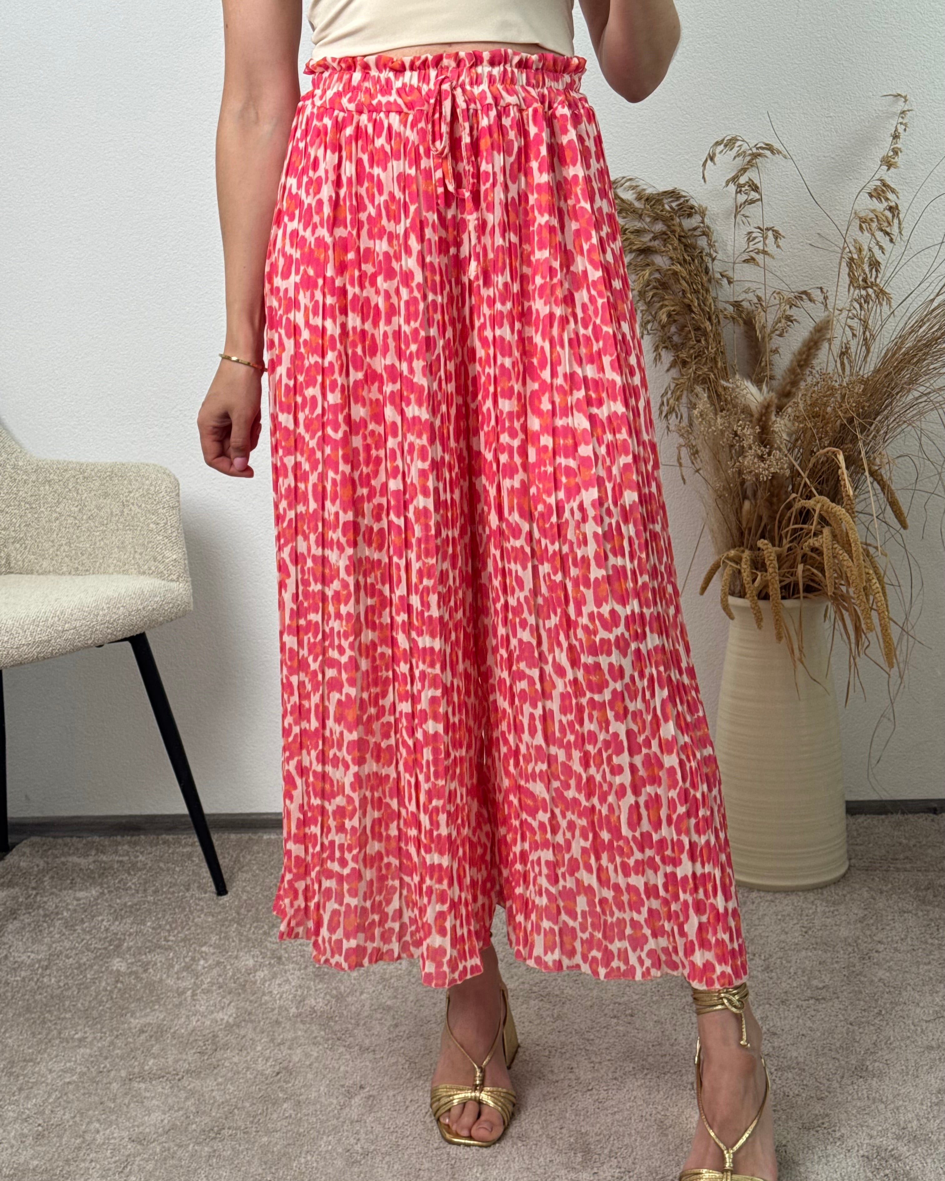 Plisseehose Leo Coral