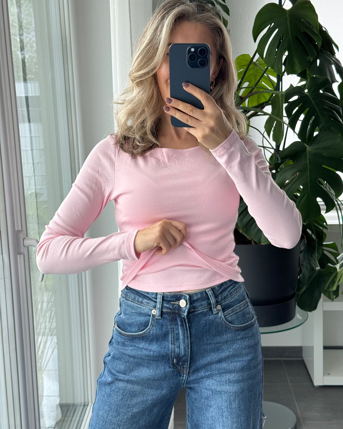 Basic Longsleeve Rosa
