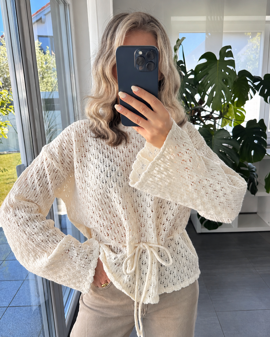 Strickpullover Elodie Creme