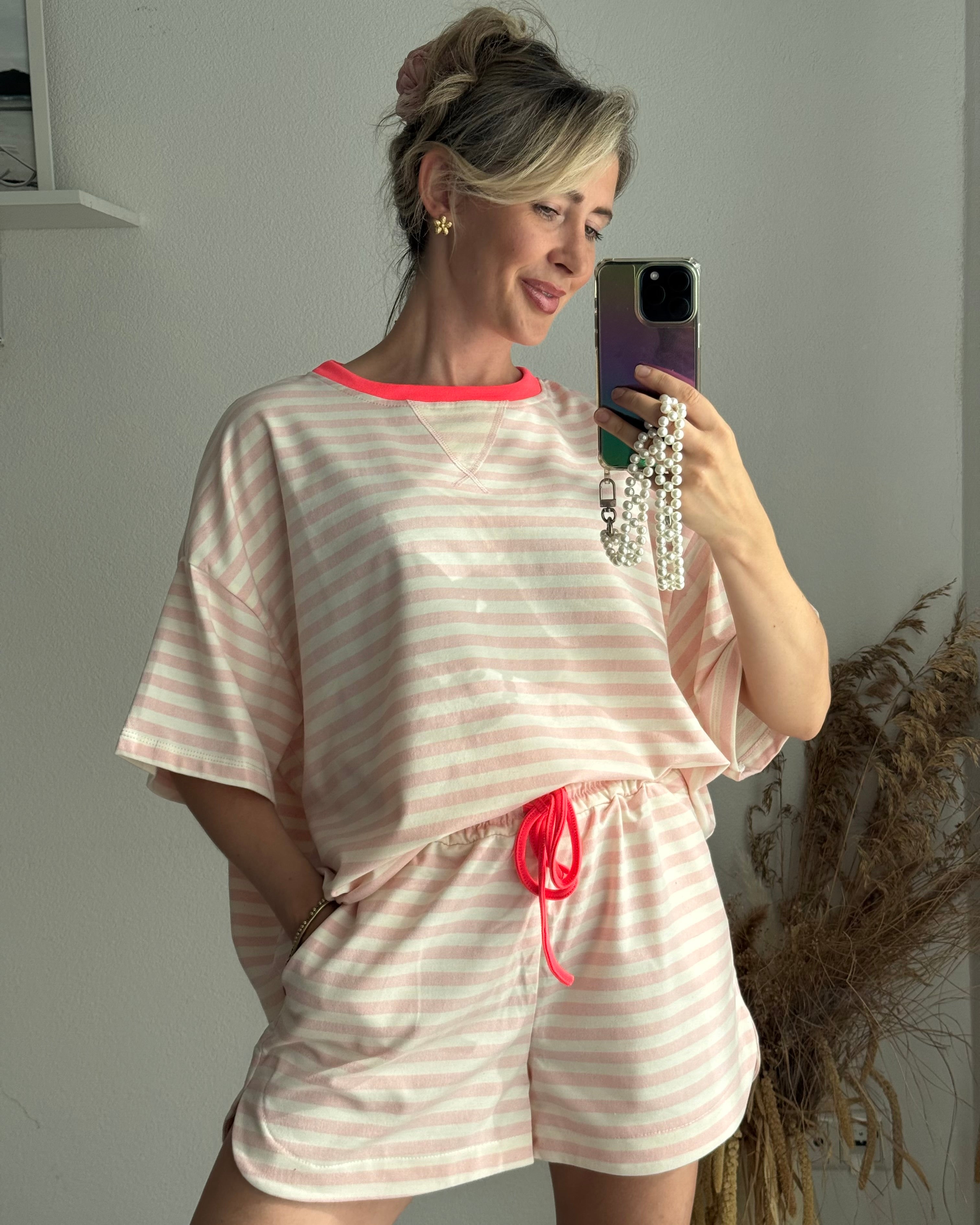 Shorts Summer Stripes ROSA