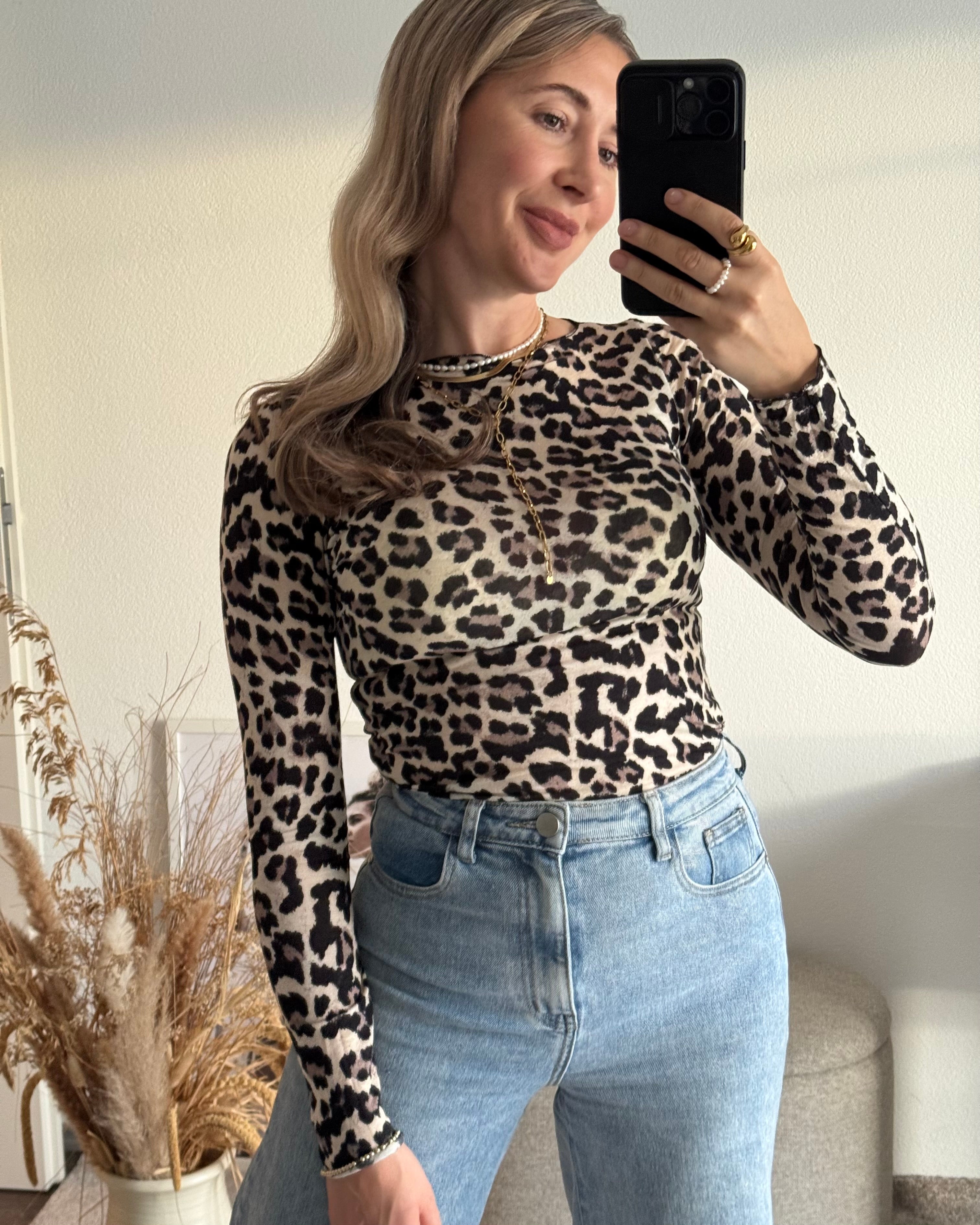 Kaschmir Longsleeve Leo Premium-Qualität