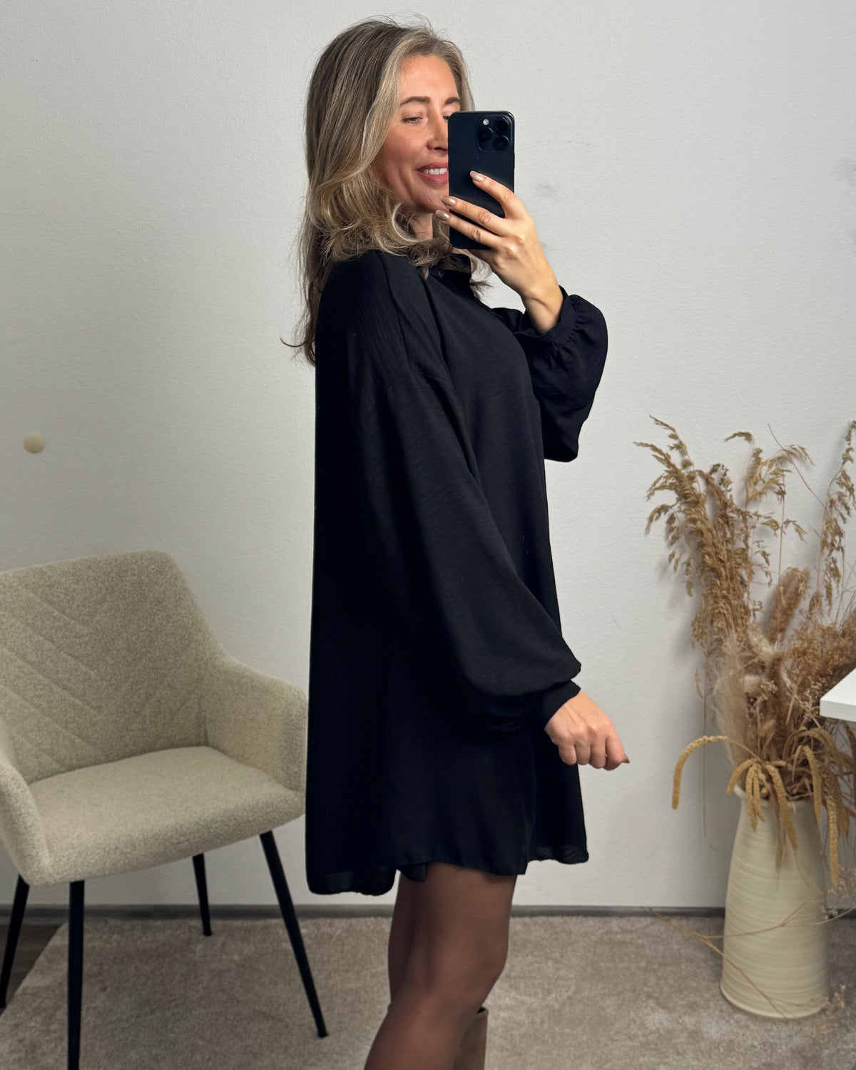 Blusenkleid Marlie schwarz