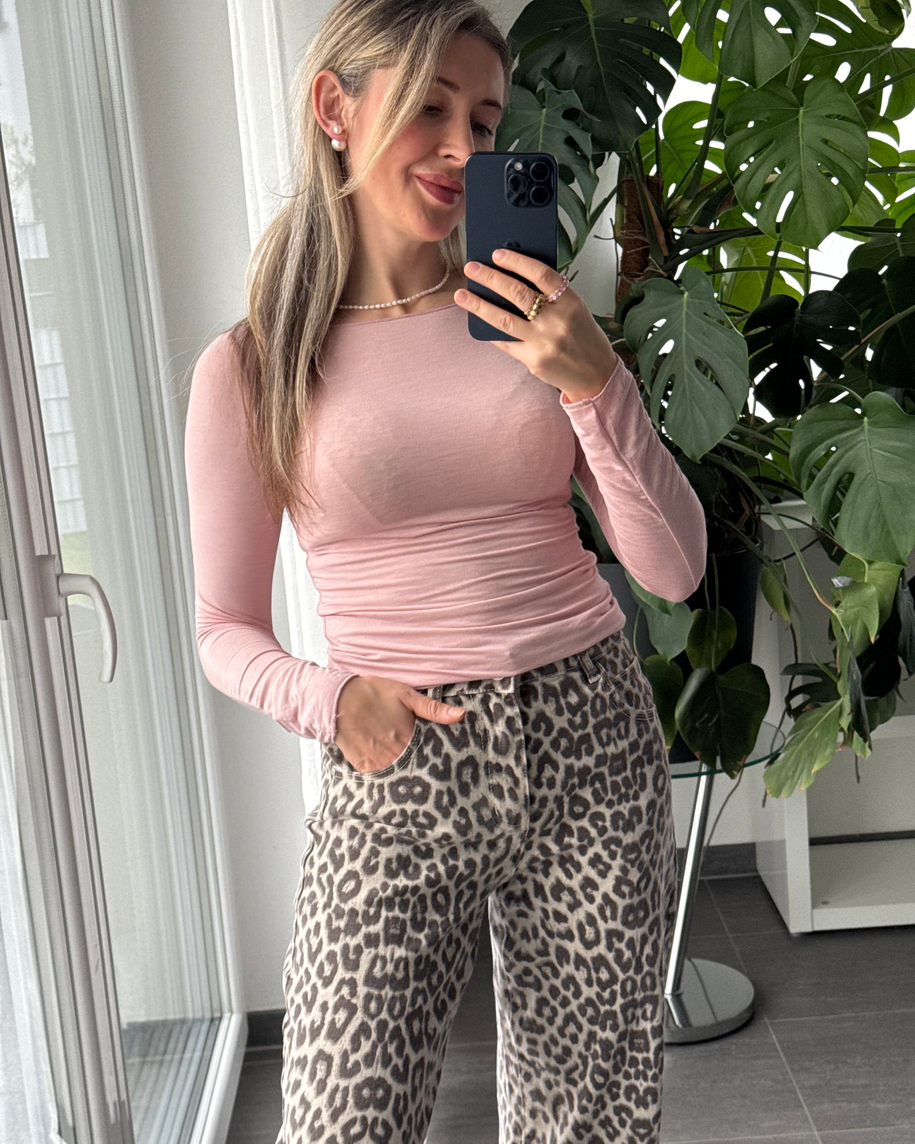 Supersoft & Stretchy Basictop Rosa