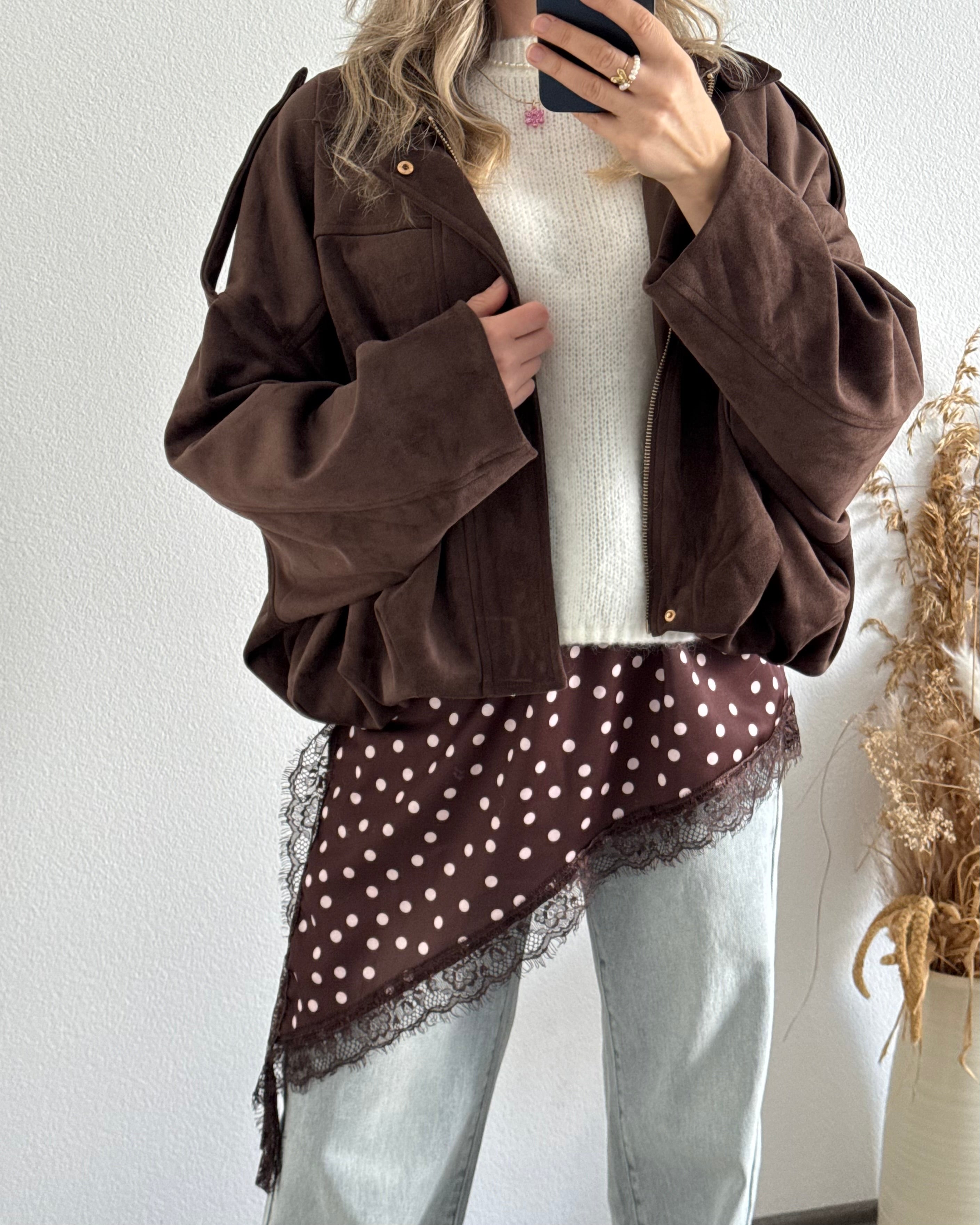 Spitzenlayer Rock polka dots