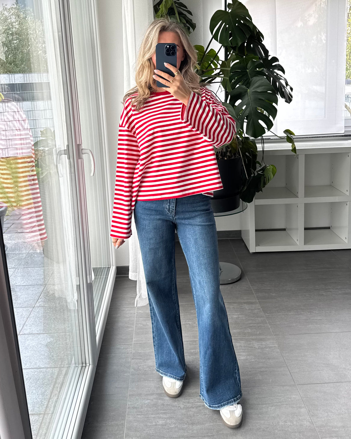 Oversize Stripe Shirt Rot
