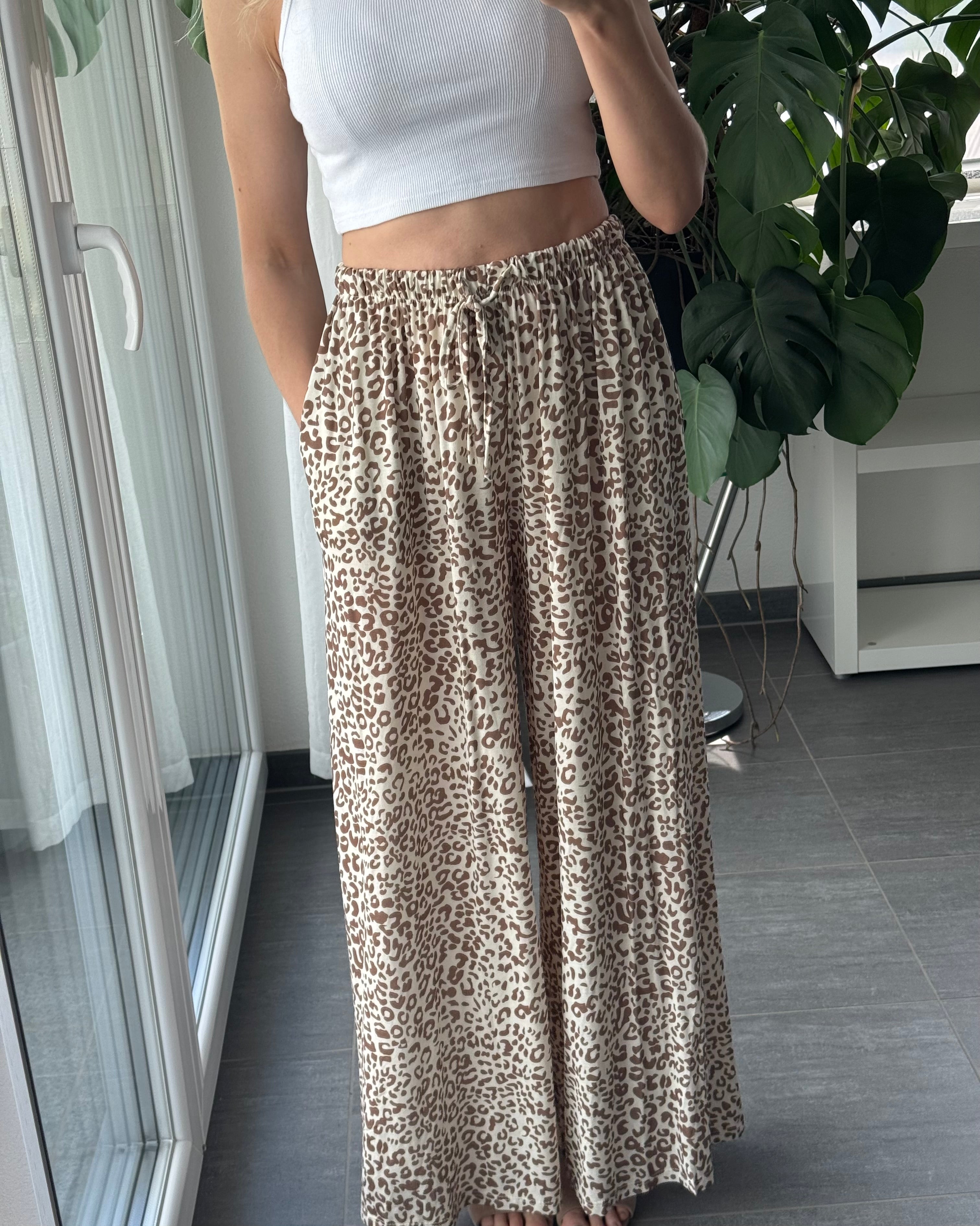 Viskosehose Leo mit elastischem Gummizug