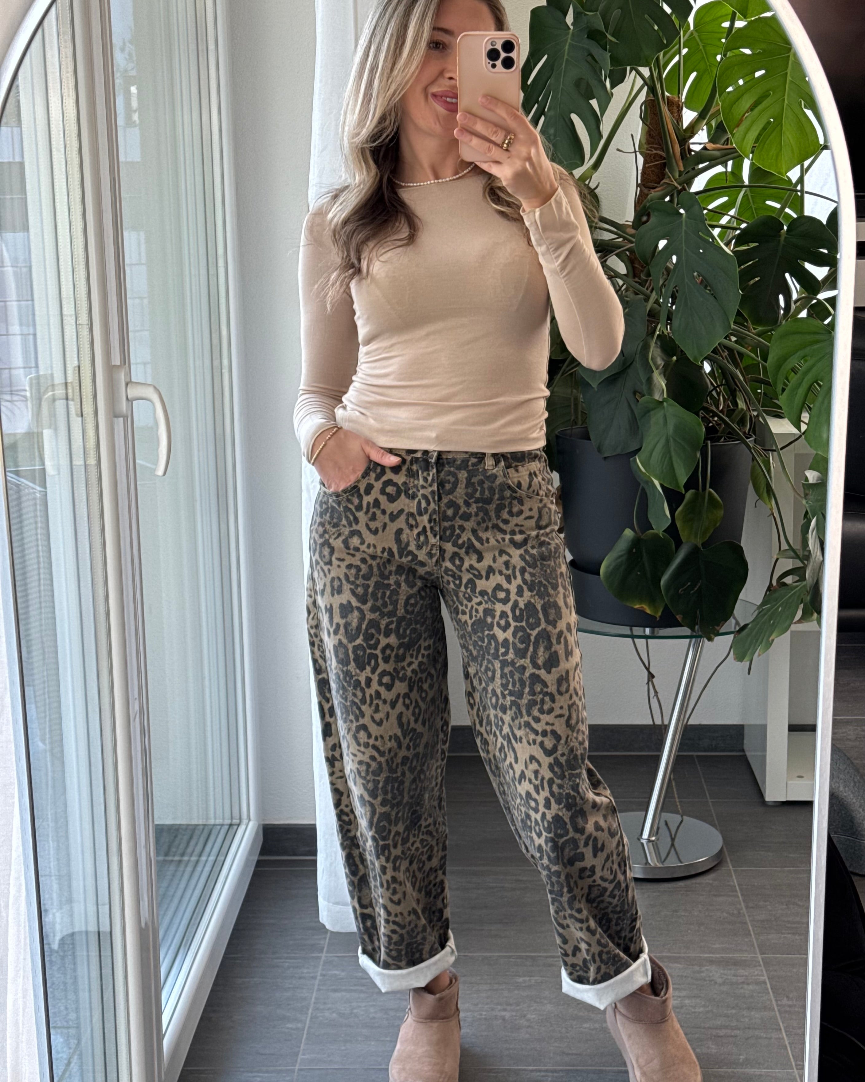 Stretch Balloon Jeans Leo