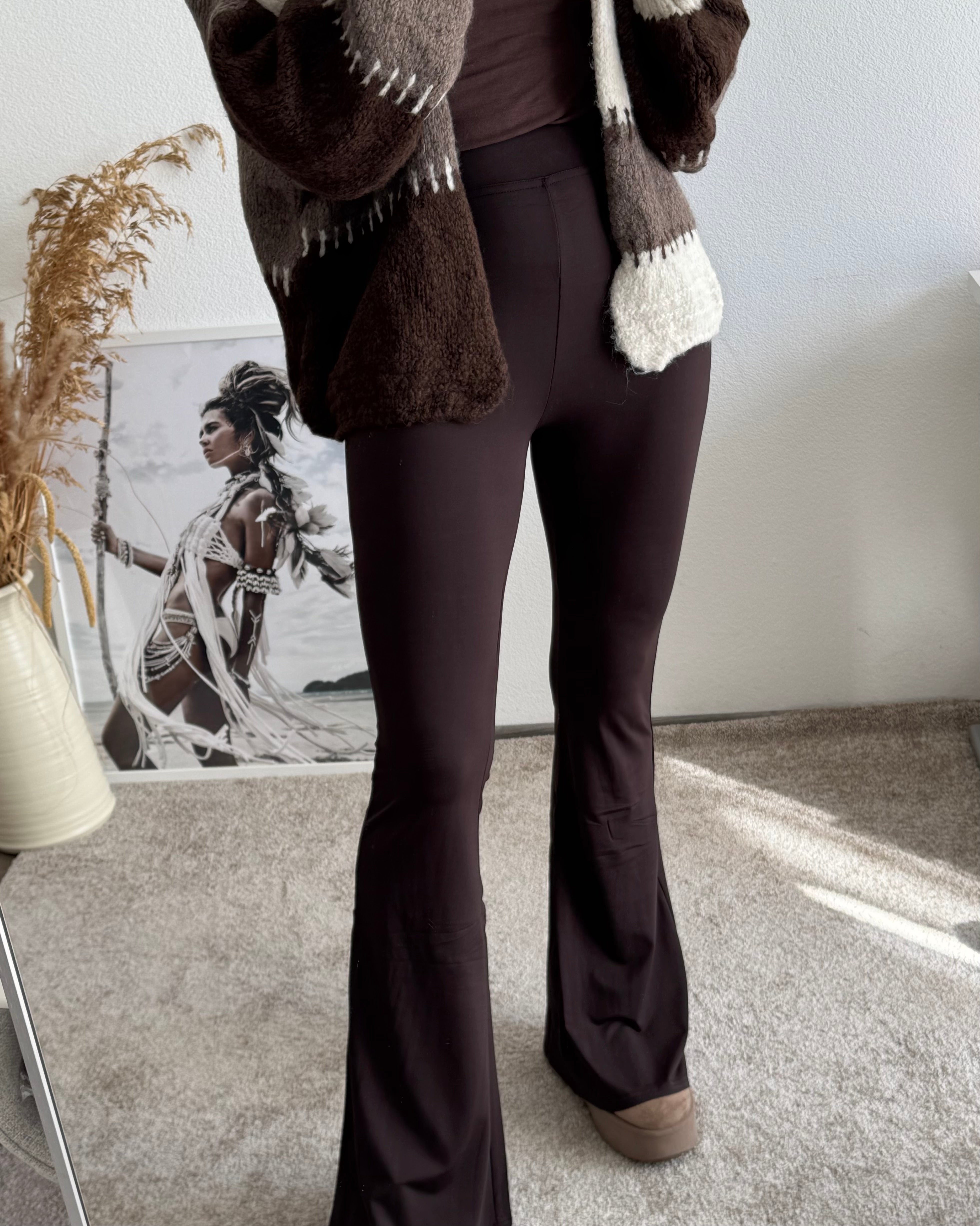 Leggings mit Schlag Leo Vibes