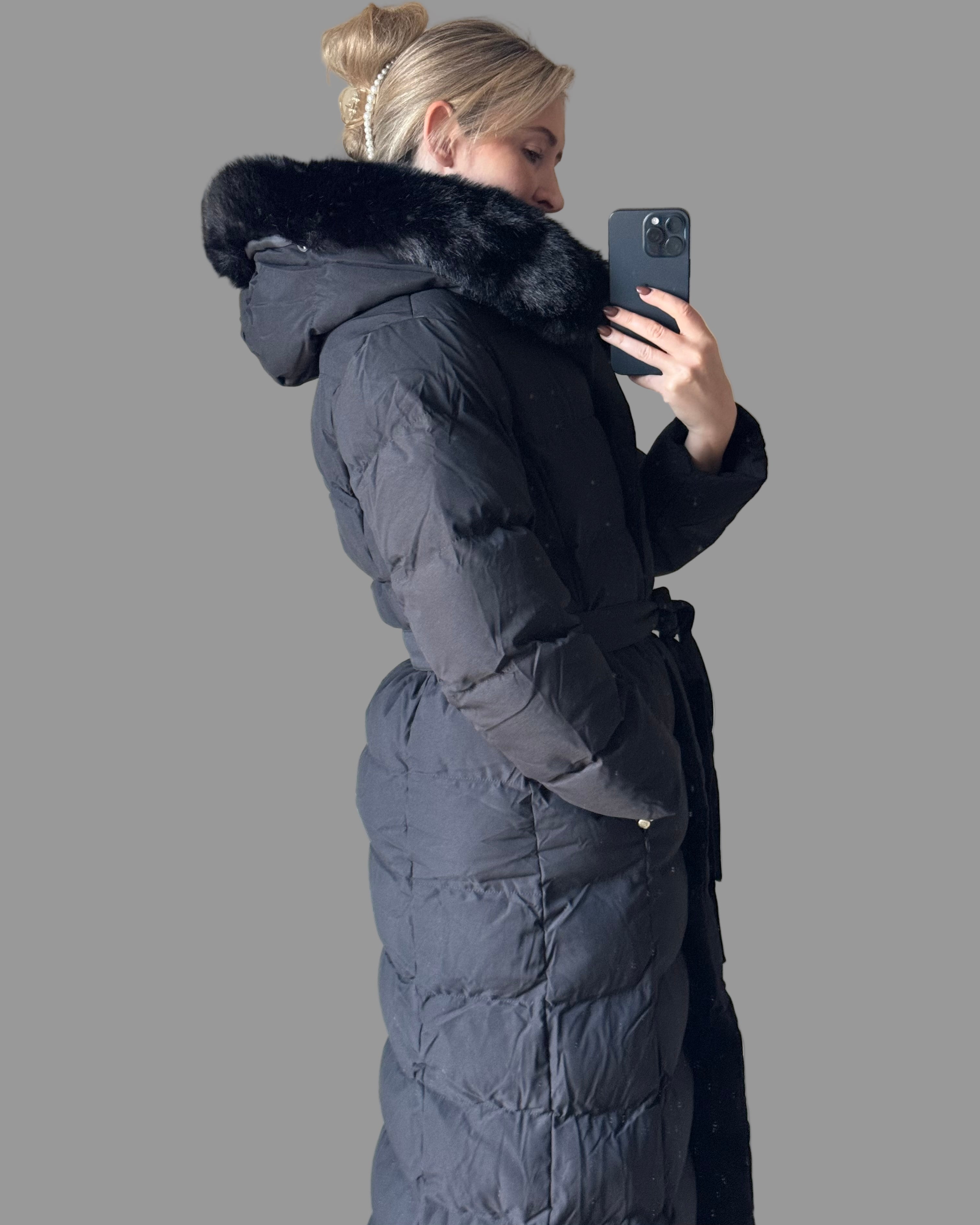 Parka Schwarz