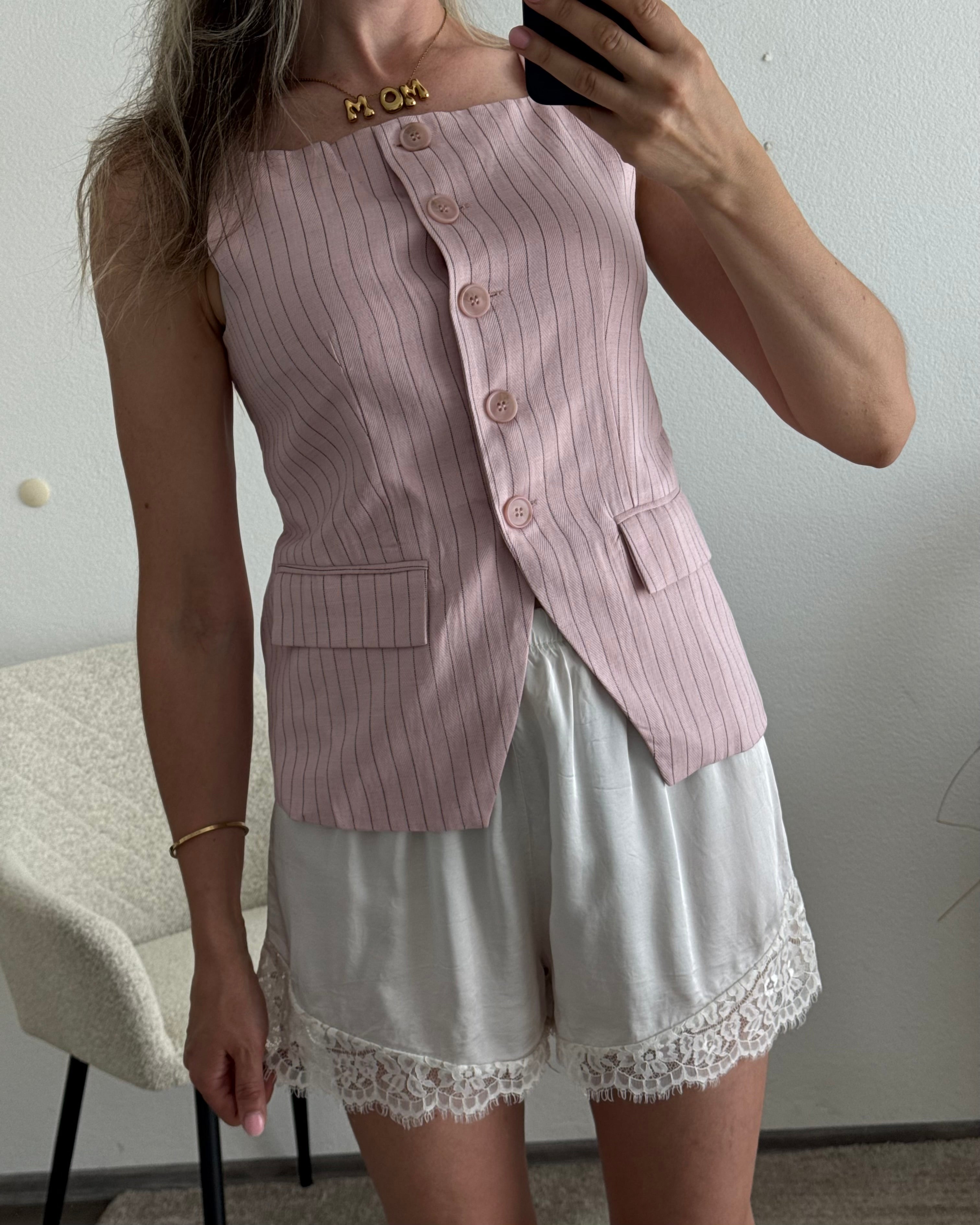 Spitzen Shorts Beige