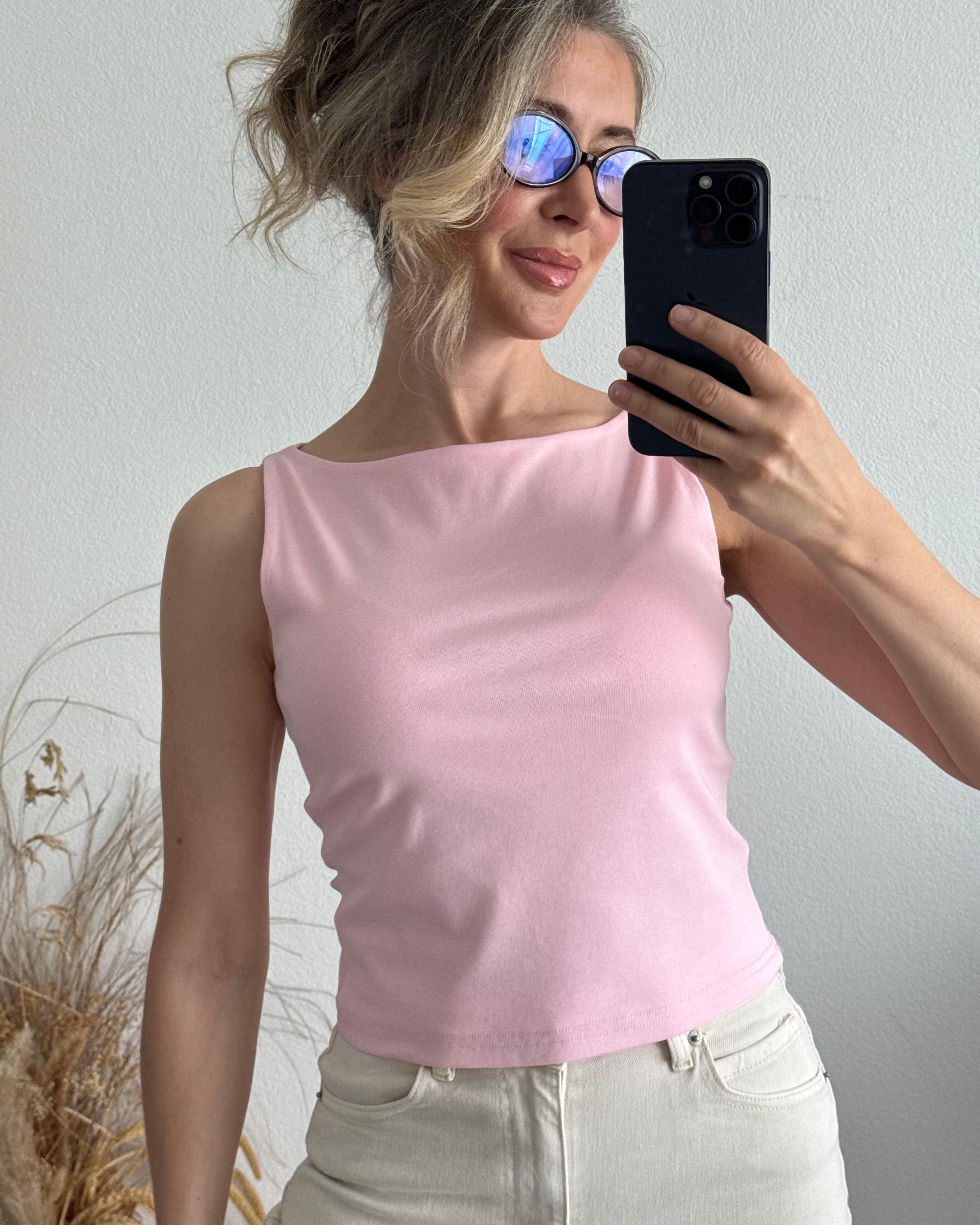 LOUNGE SHIRT ROSA kurzarm