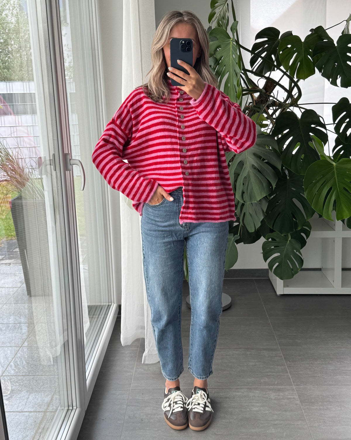 Cardigan Cozy Days Pink