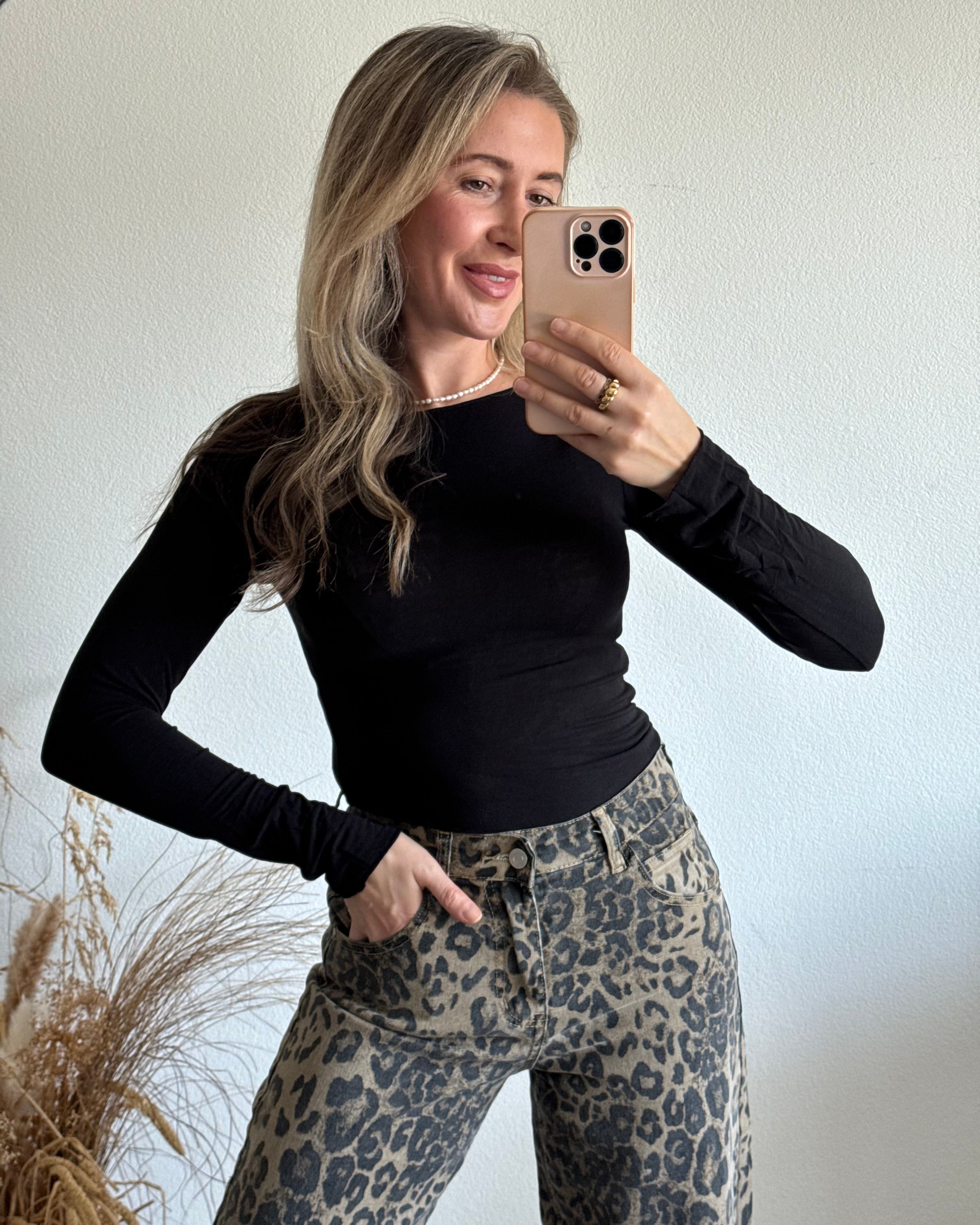 Supersoft & Stretchy Basictop SCHWARZ