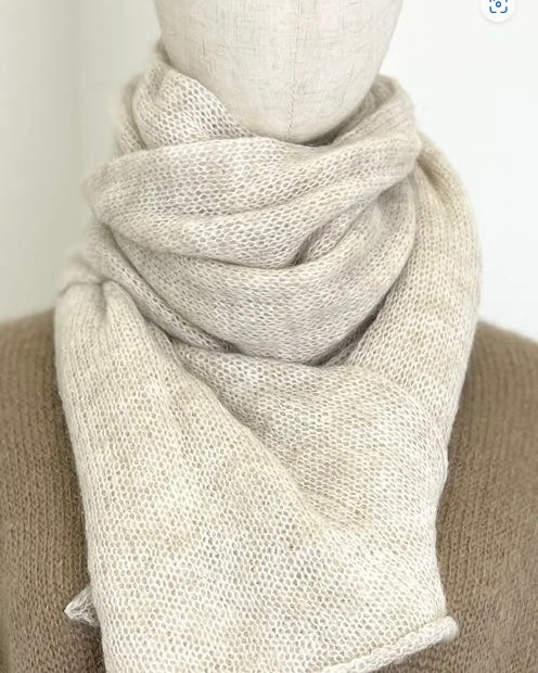 Mohair Schal BEIGE