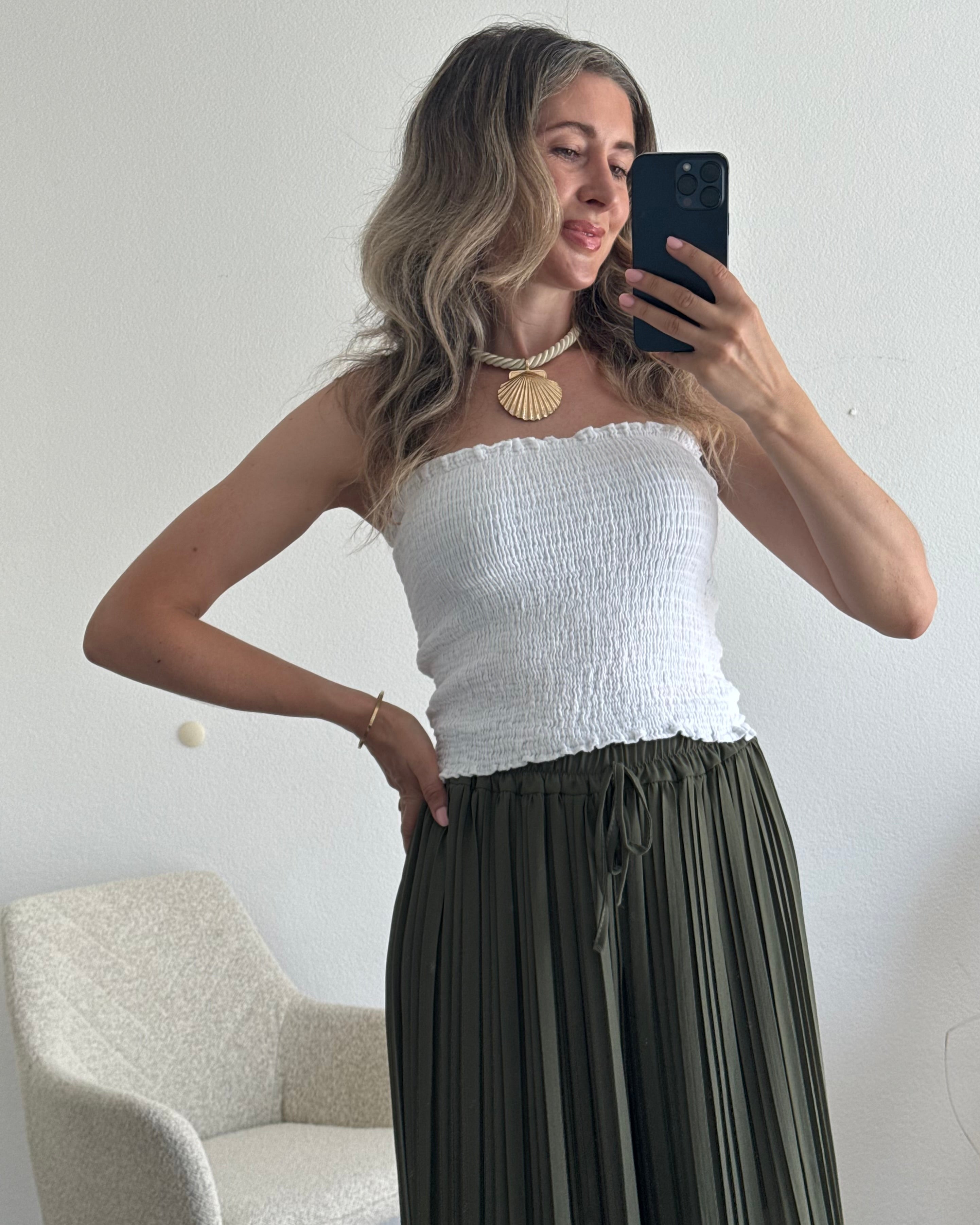 Bandeau Top weiß