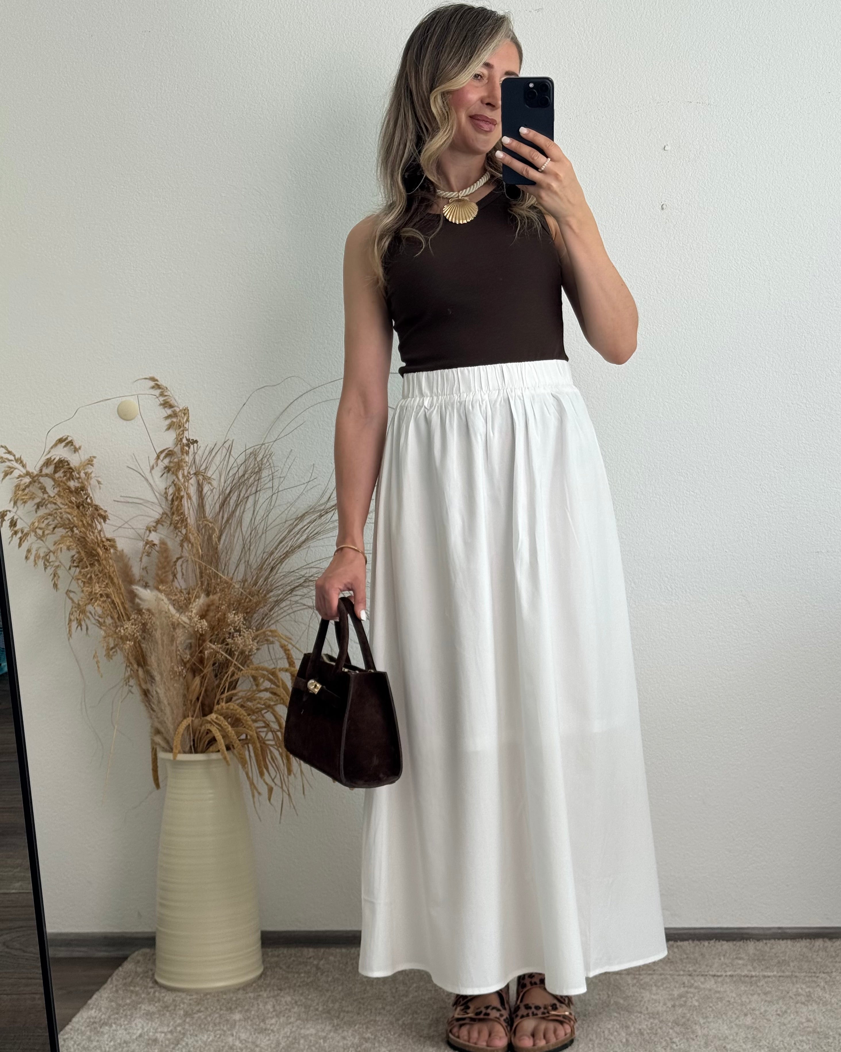 Maxi-Summerskirt weiß