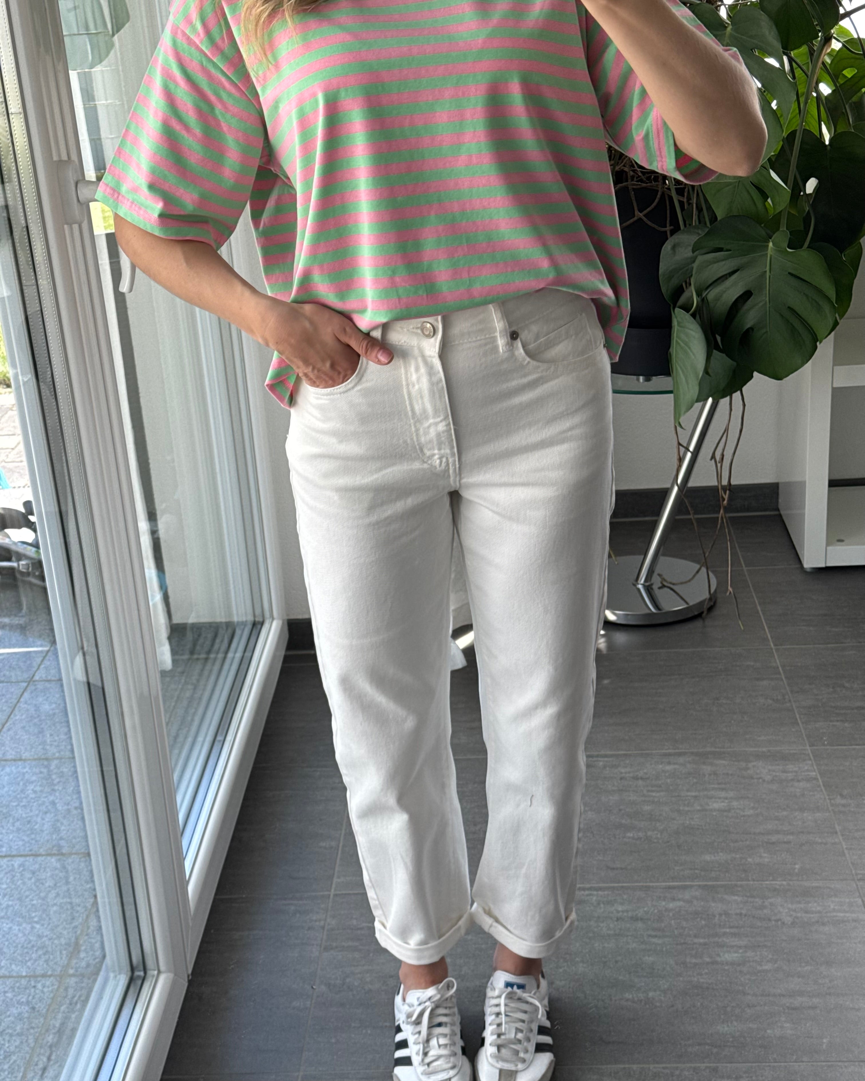 MOM JEANS Weiß