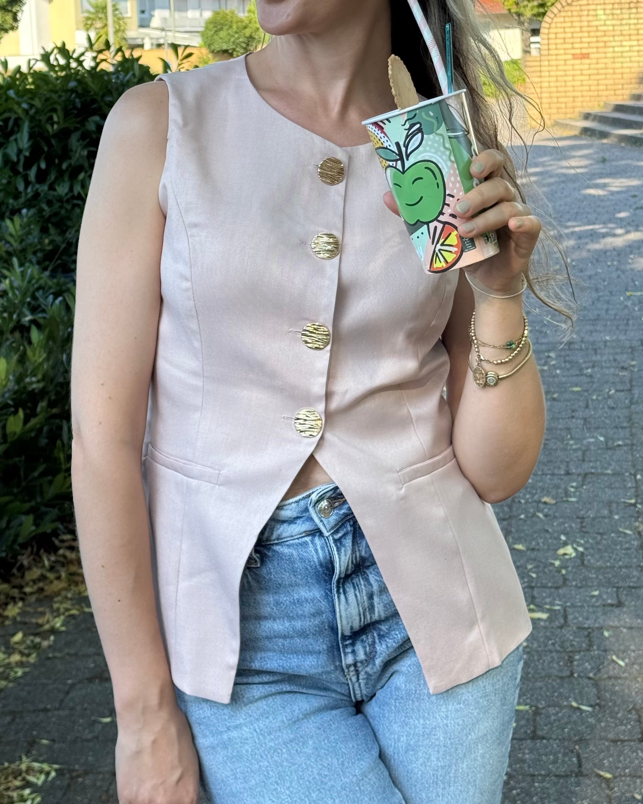 EINZELTEIL Weste beige UMTAUSCH AUSGESCHLOSSEN