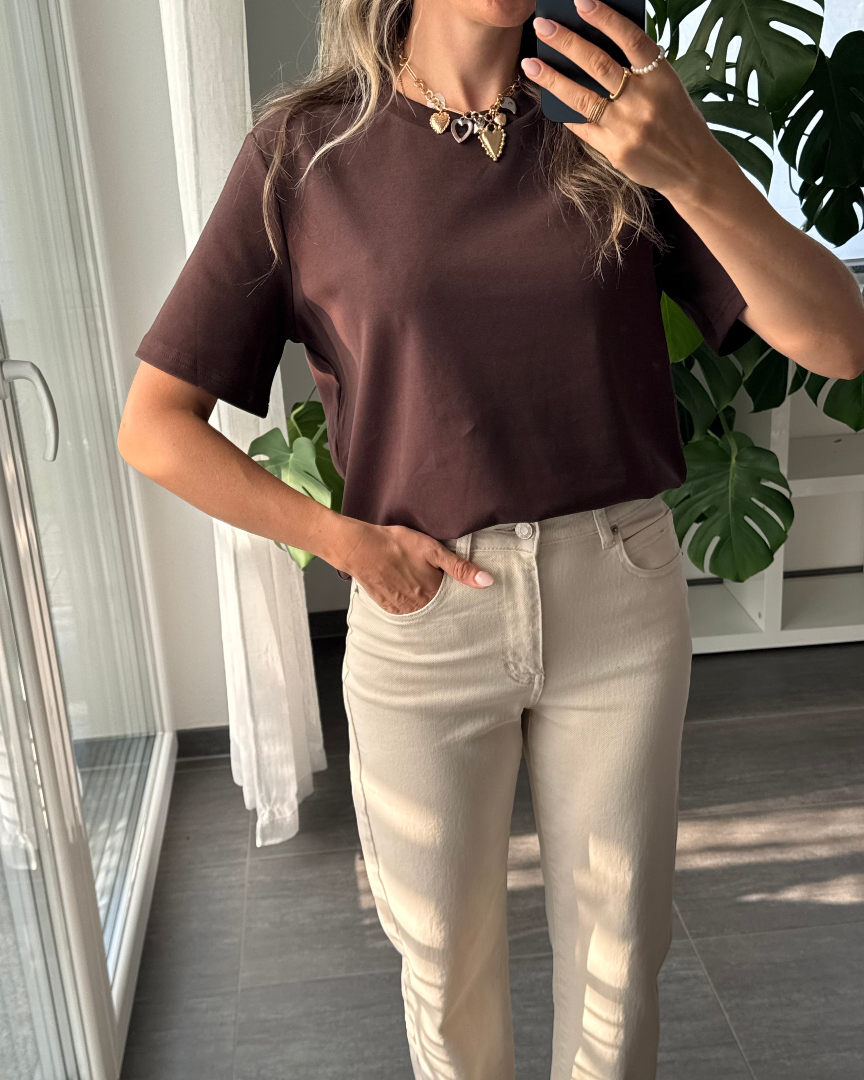 Premium Basic T-Shirt braun