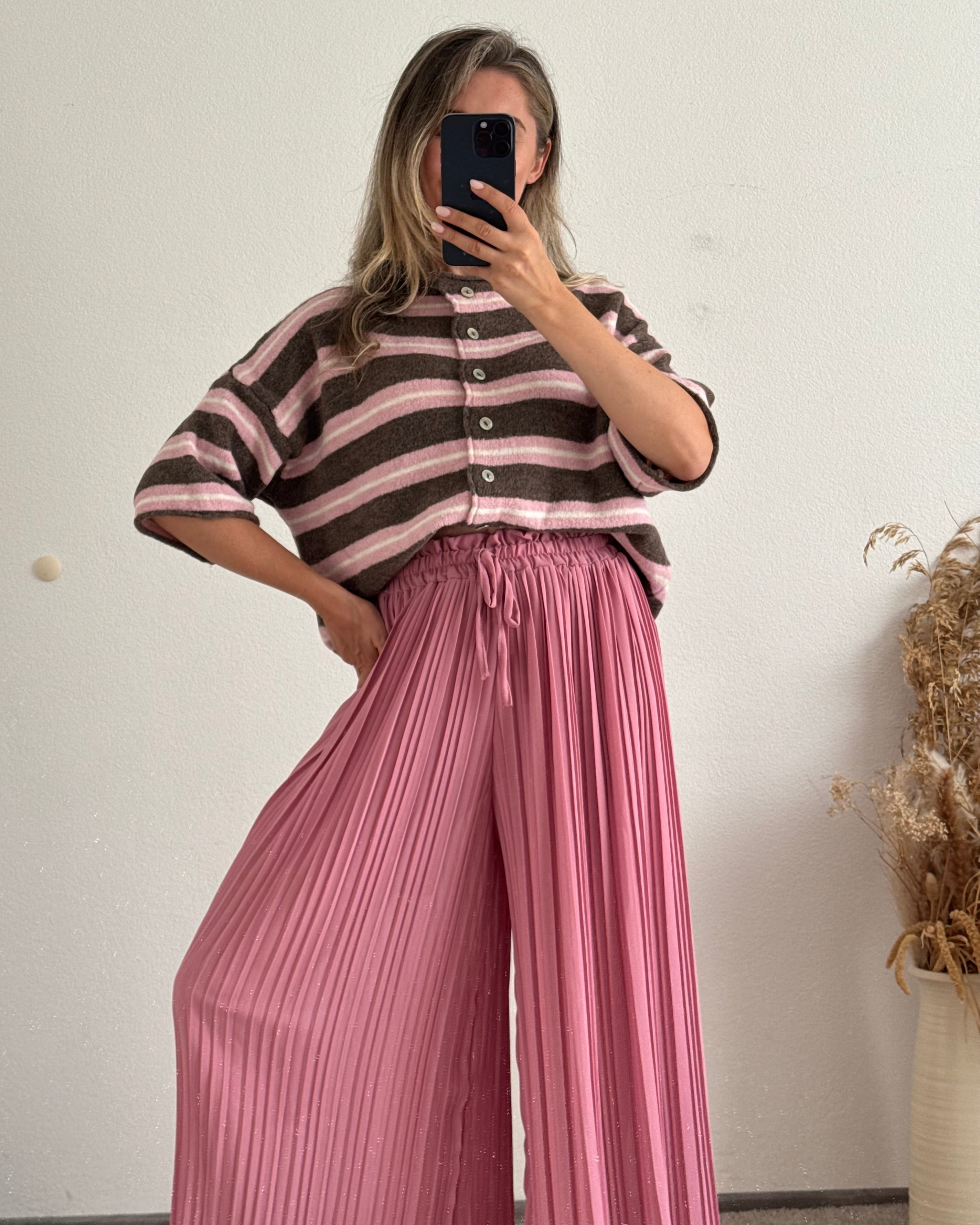 Cardigan Molly Stripes Taupe