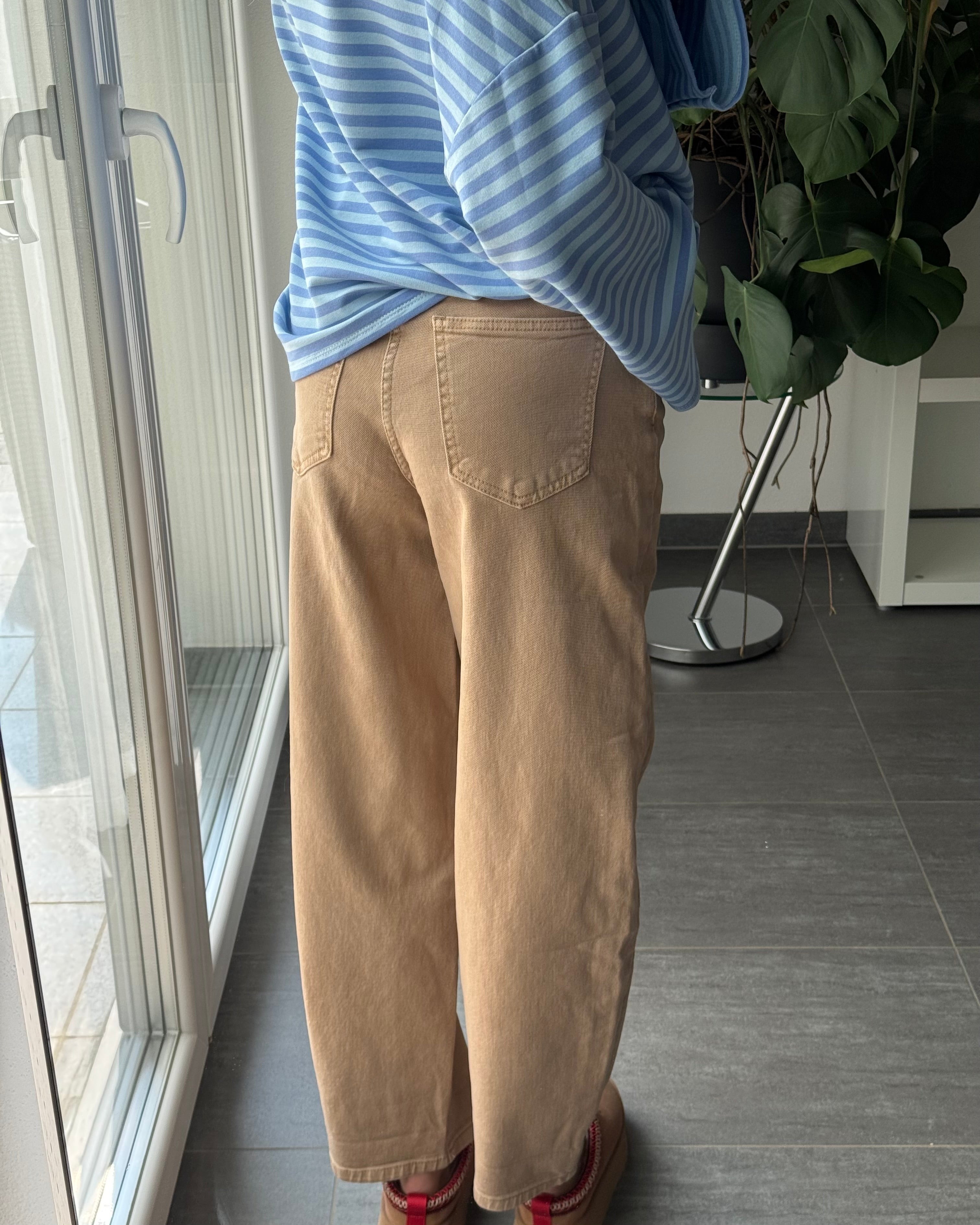 Stretch Balloon Jeans Taupe 2.0