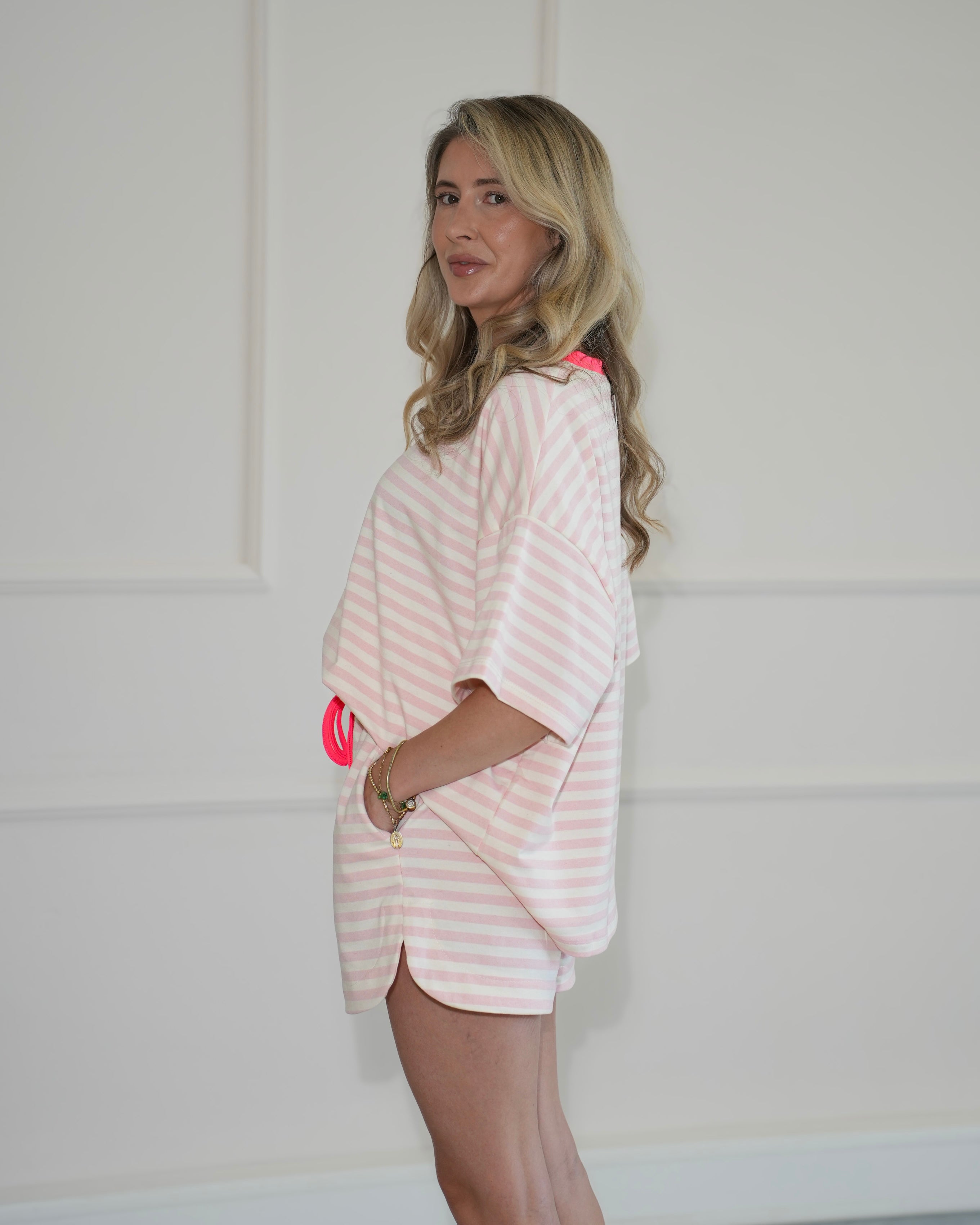 T-Shirt Summer Stripes ROSA
