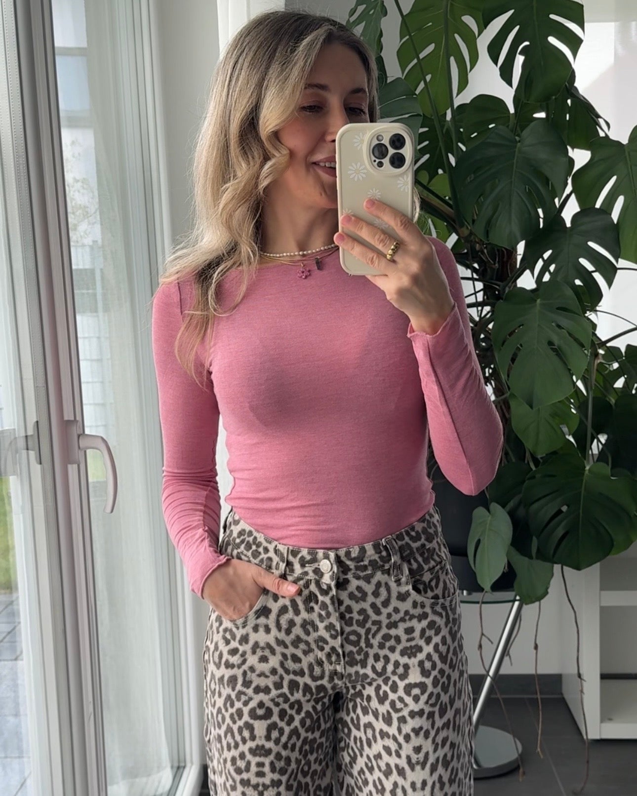 Supersoft & Stretchy Basictop fuchia