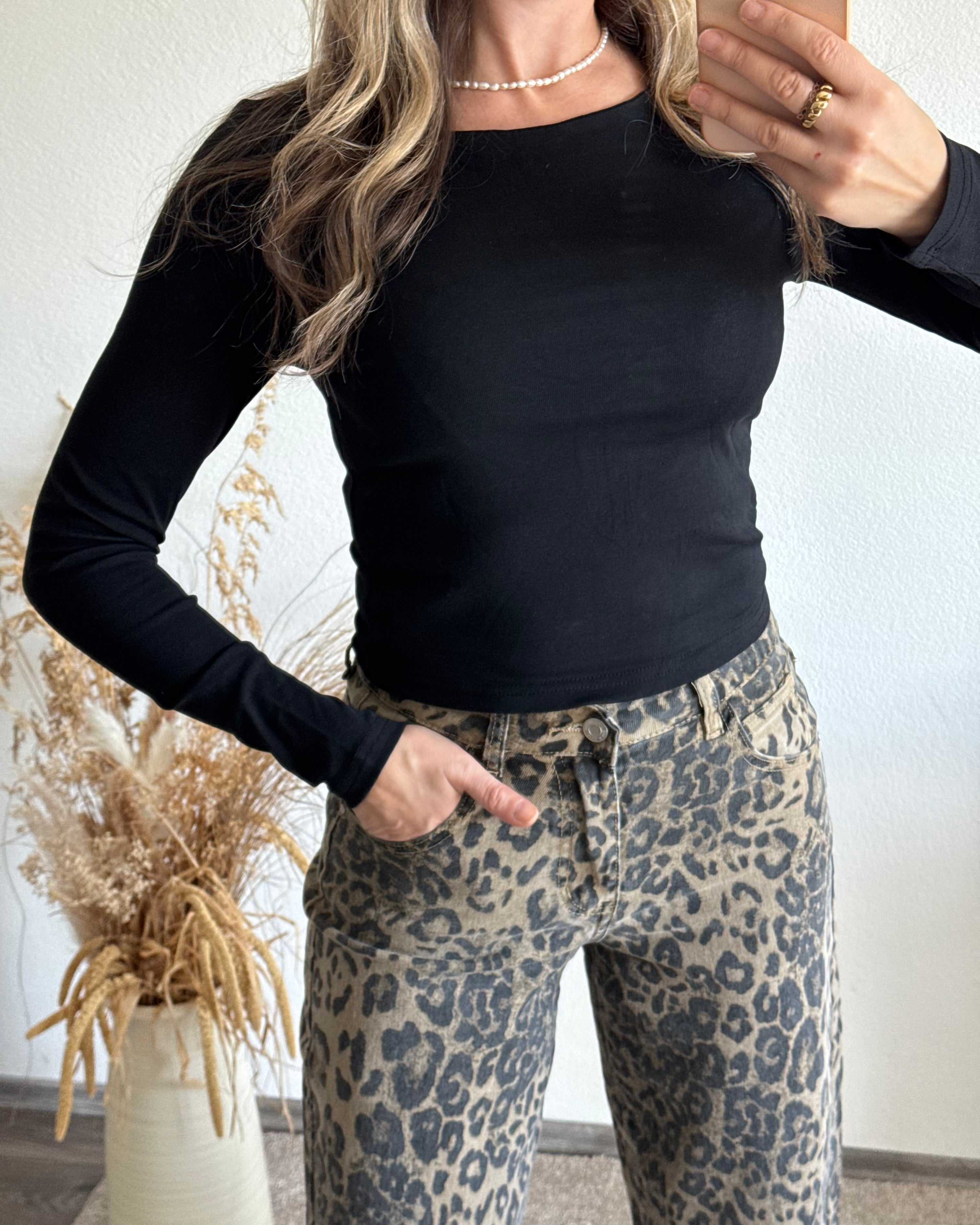 BASIC SHIRT Schwarz
