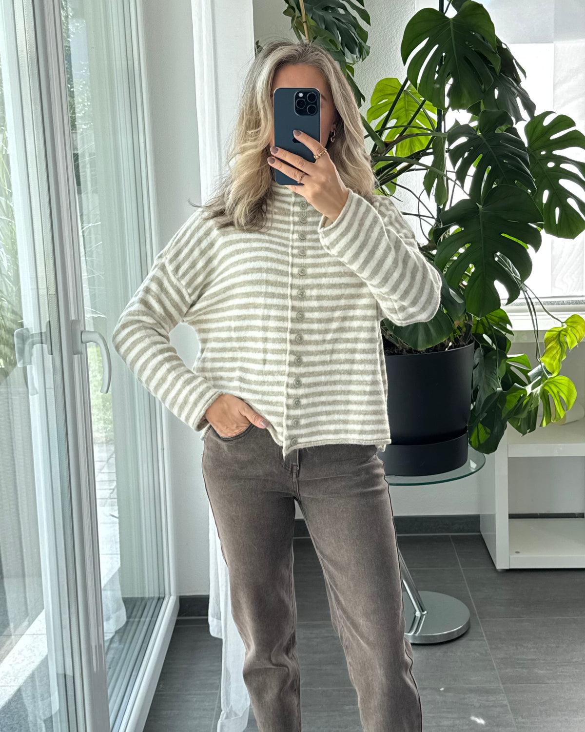 Cardigan Cozy Days Beige Creme
