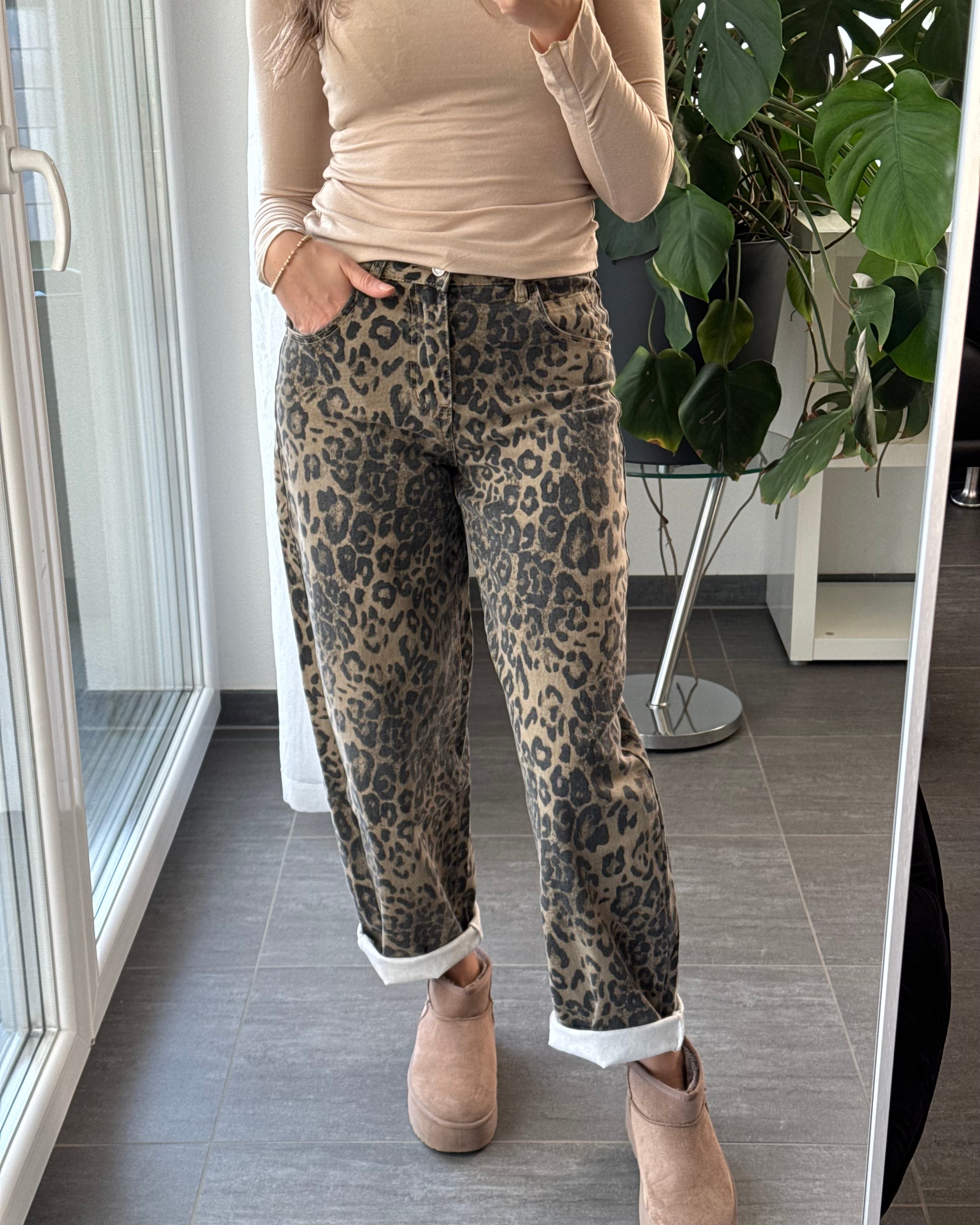 Stretch Balloon Jeans Leo