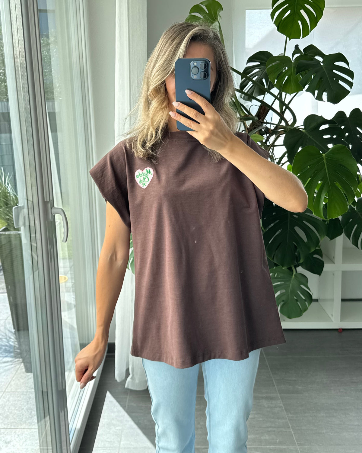 Shirt Uni Matcha Club braun