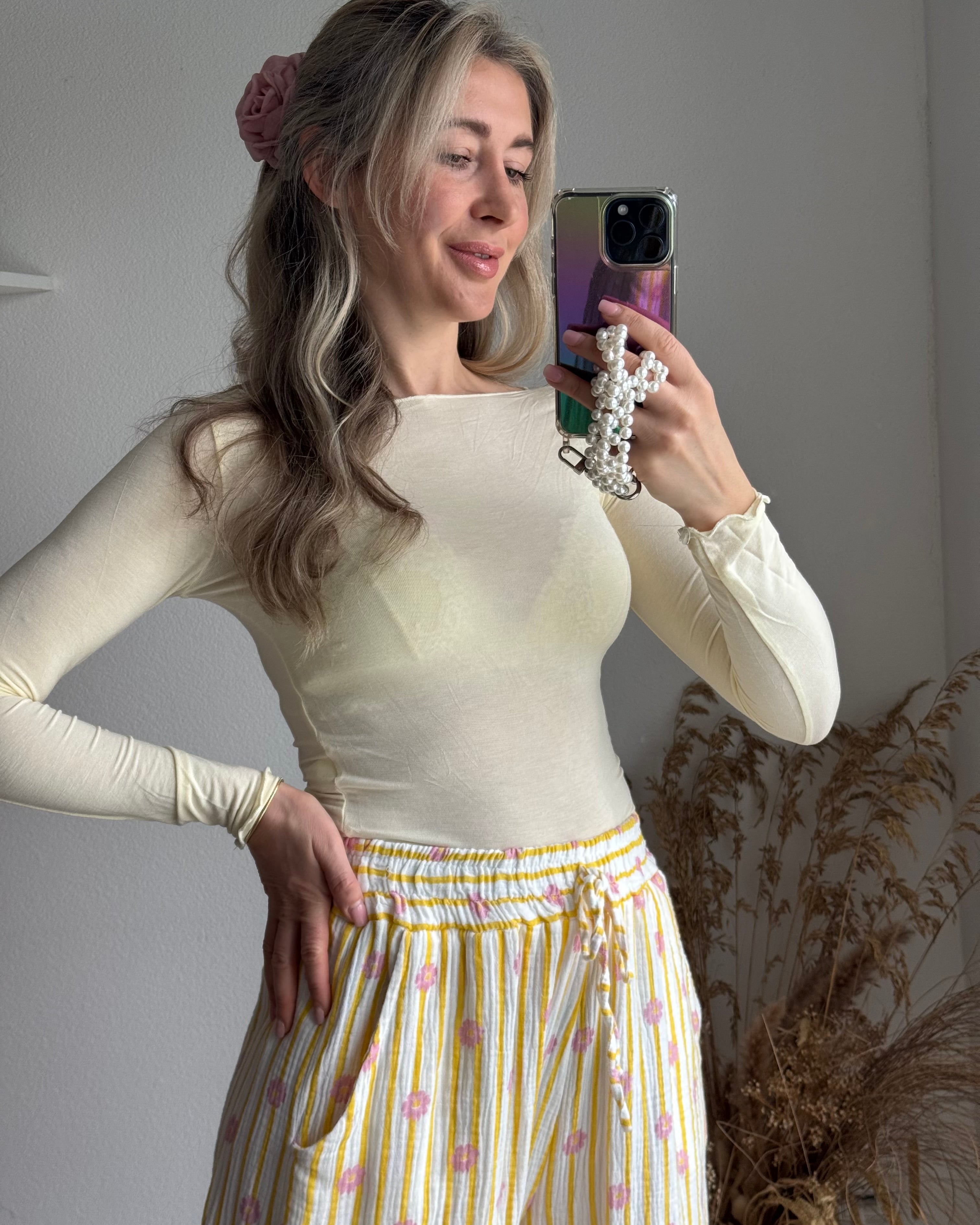 Supersoft & Stretchy Basictop Pastellgelb
