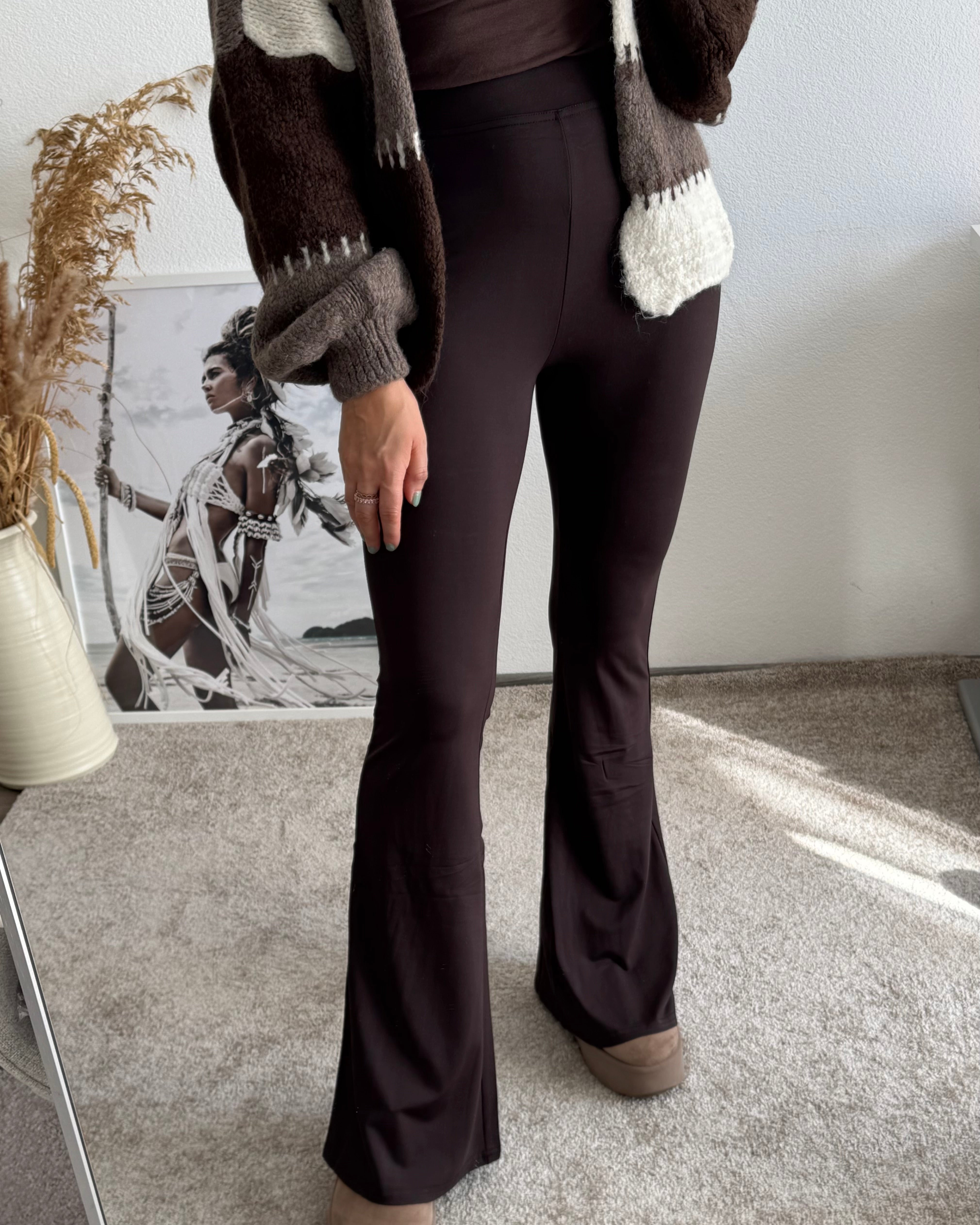 Leggings mit Schlag Leo Vibes