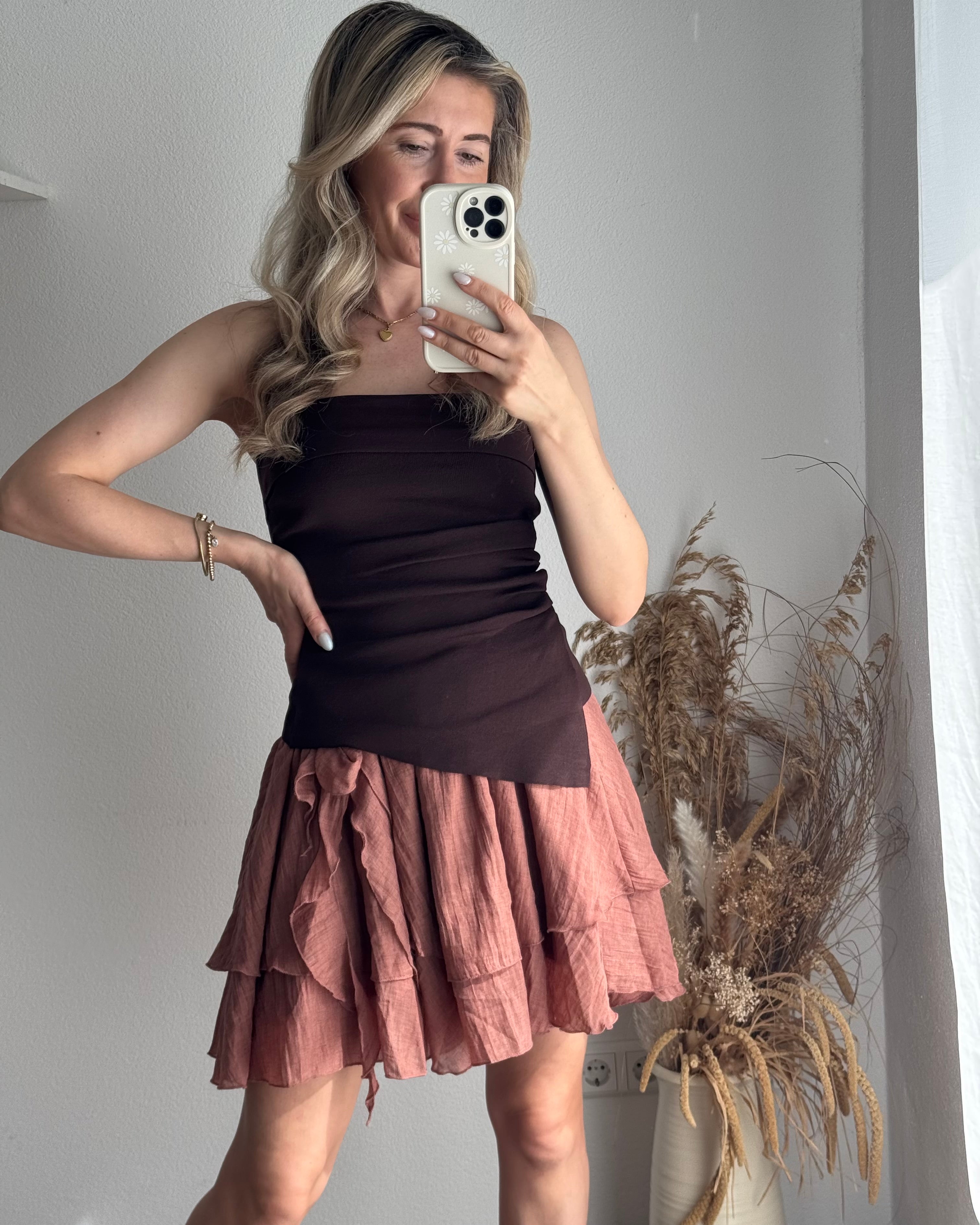 Luftiger Volantrock mit Wickeloptik