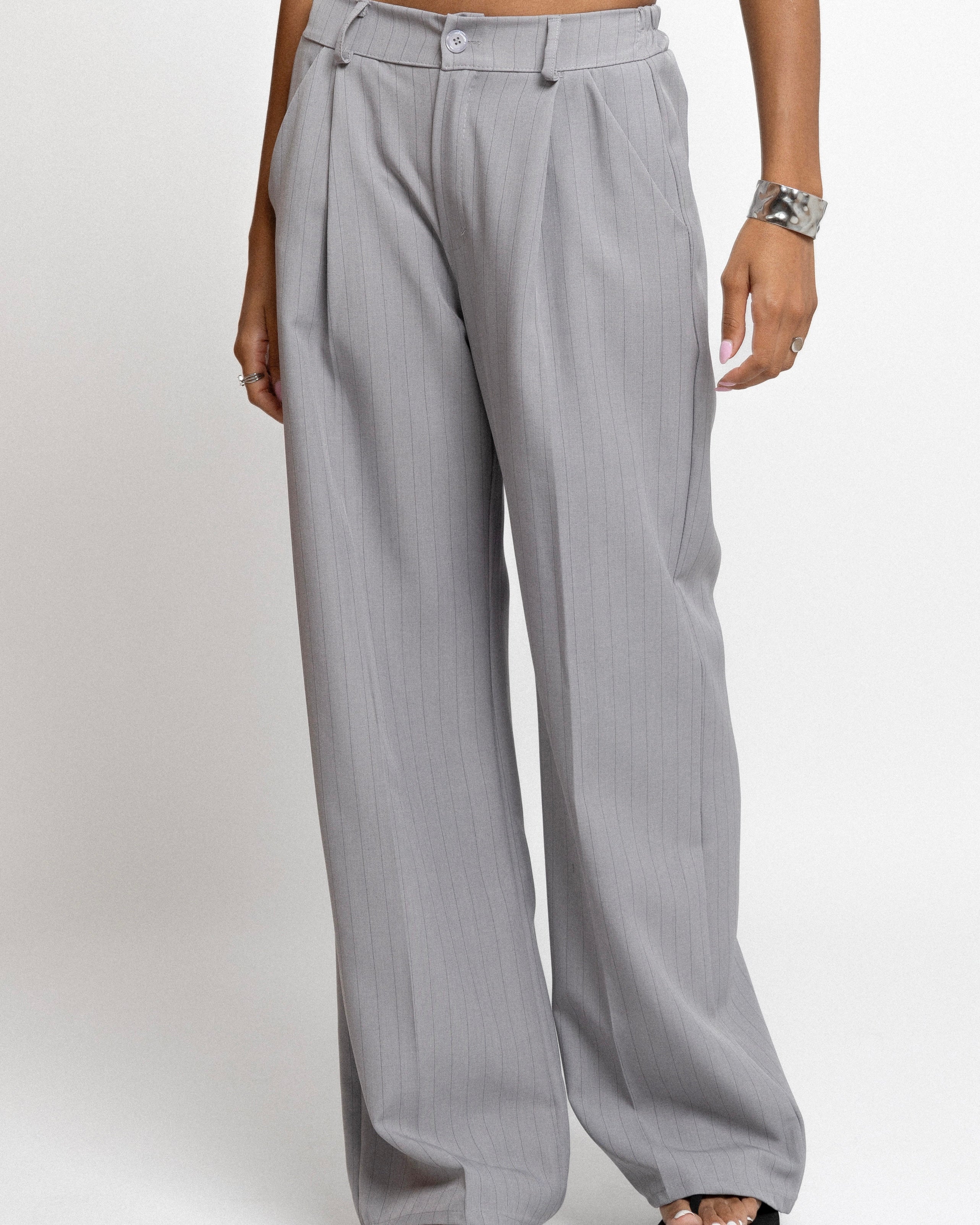 Anzughose Stripes GRAU
