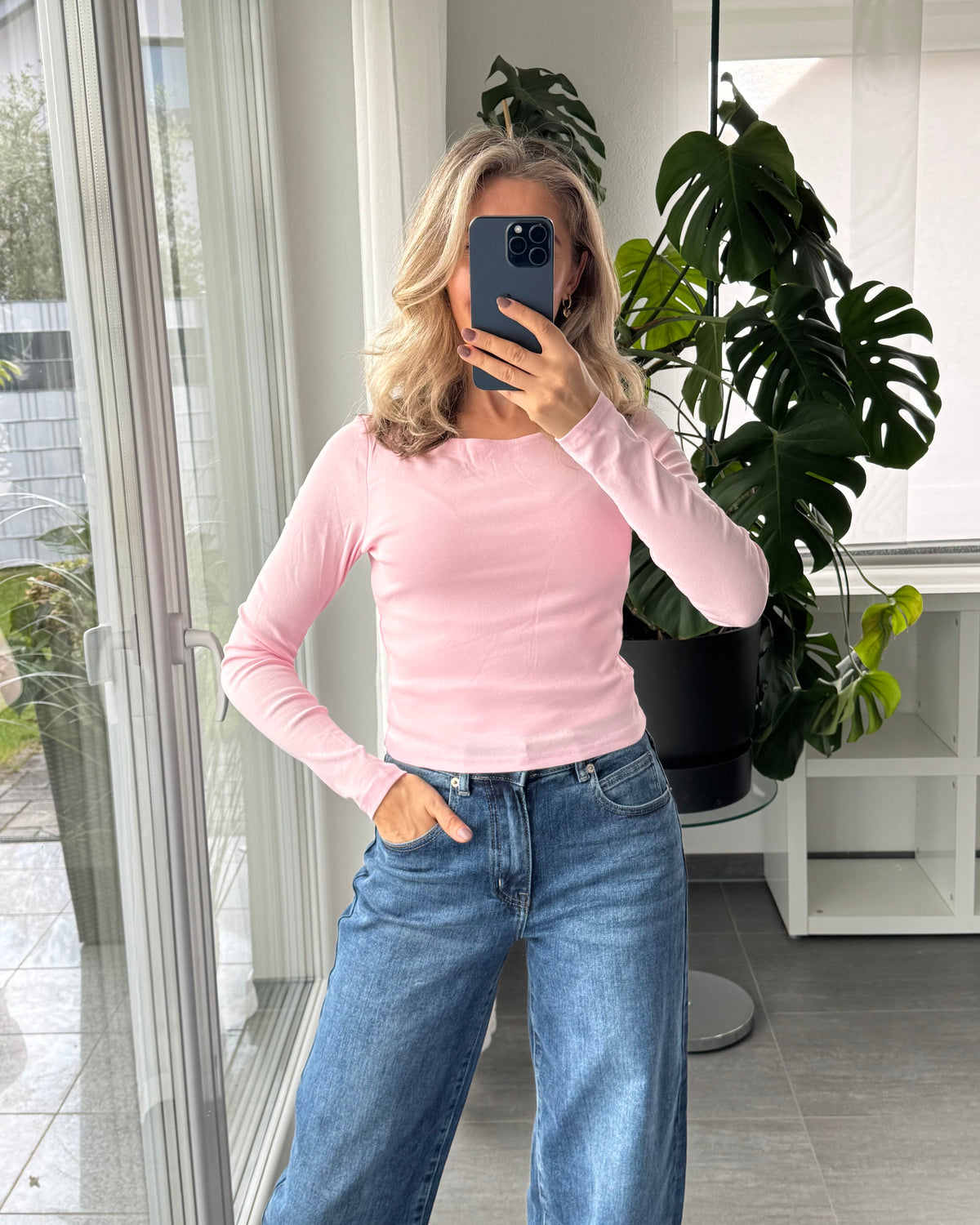 Basic Longsleeve Rosa