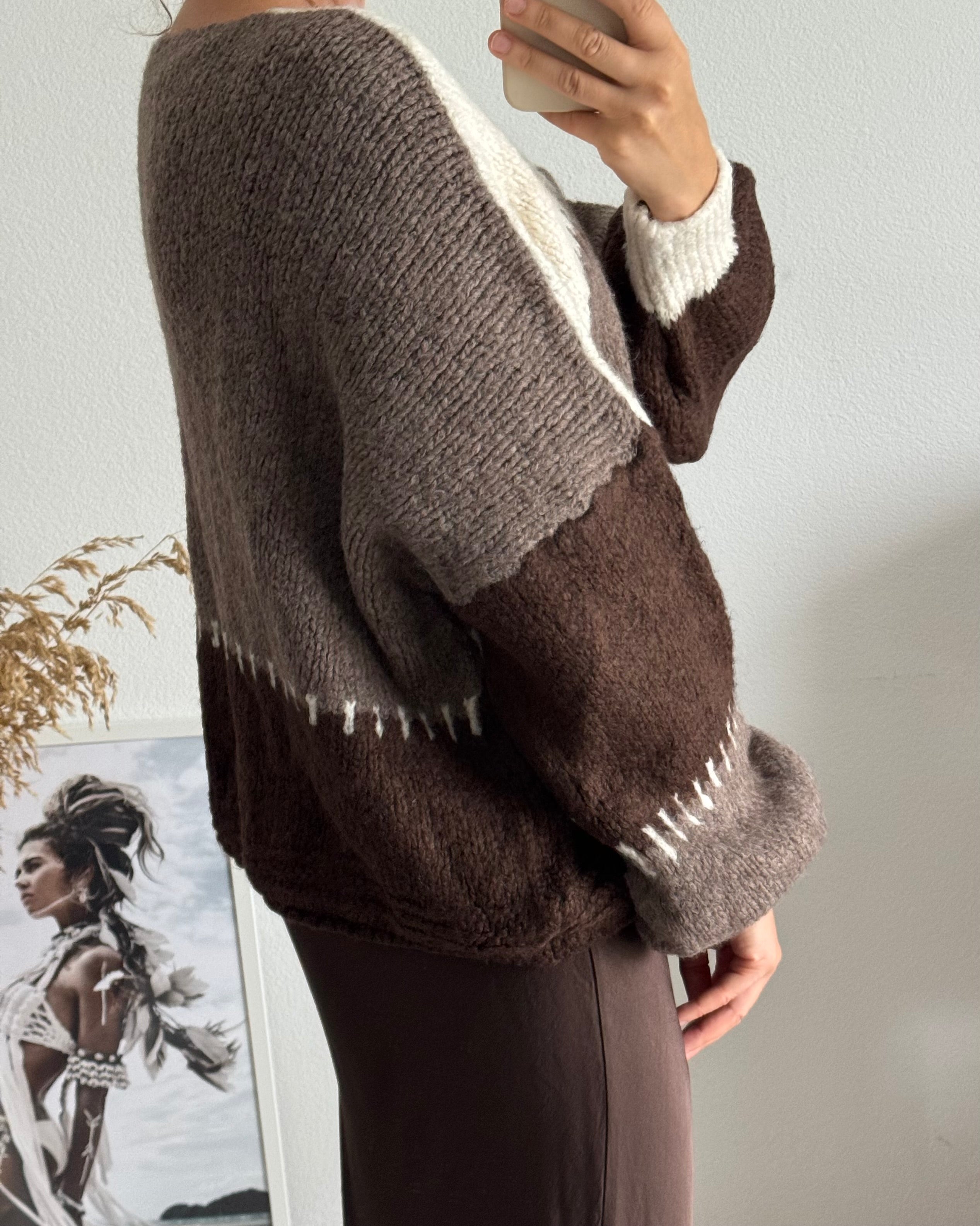 B Ware Offener Cardigan Merle BRAUN (Umtausch ausgeschlossen)
