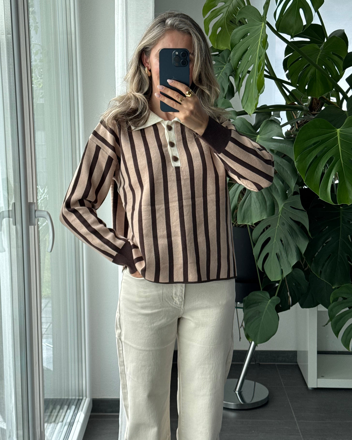Strick-Polo Amélie Camel