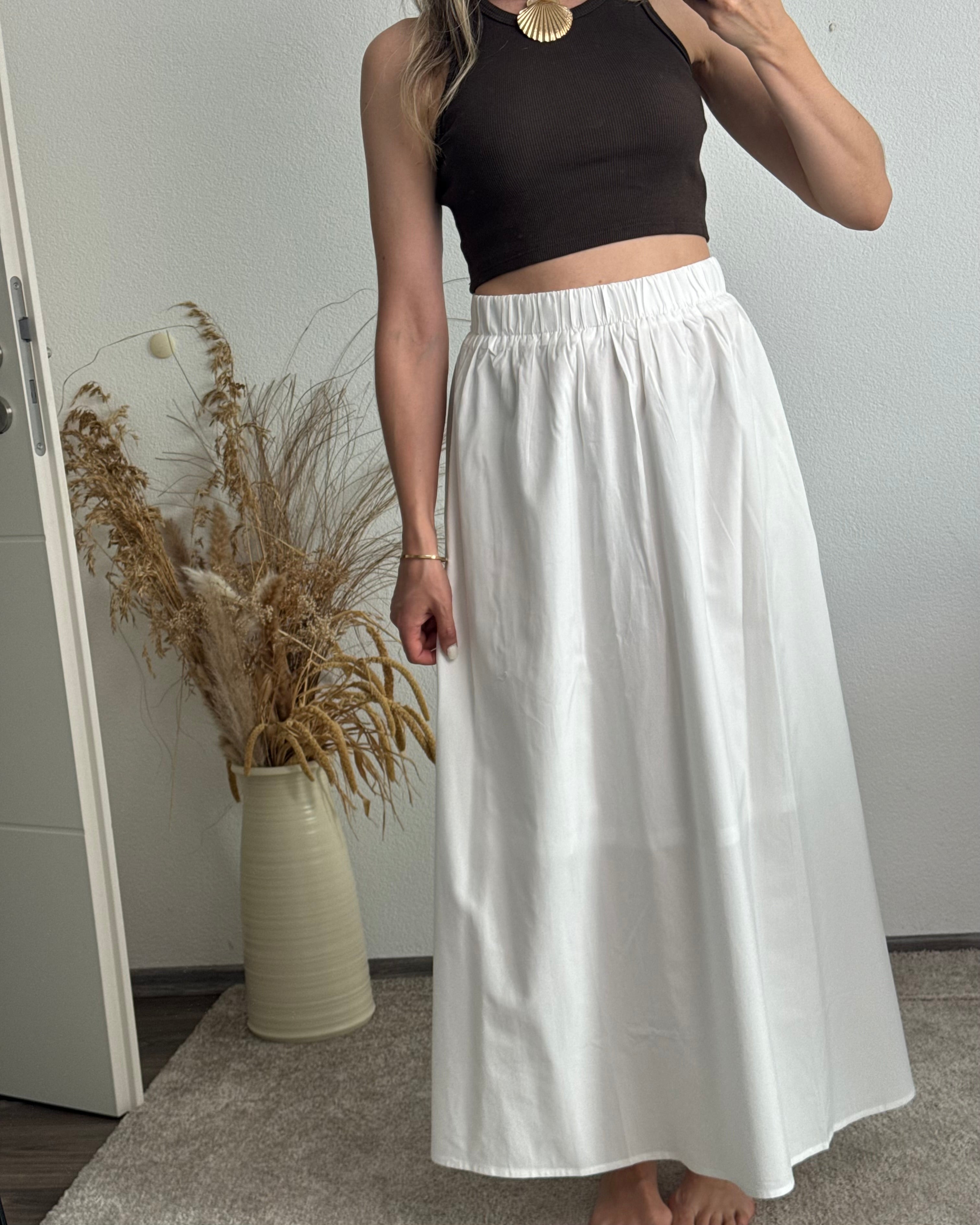 Maxi-Summerskirt weiß